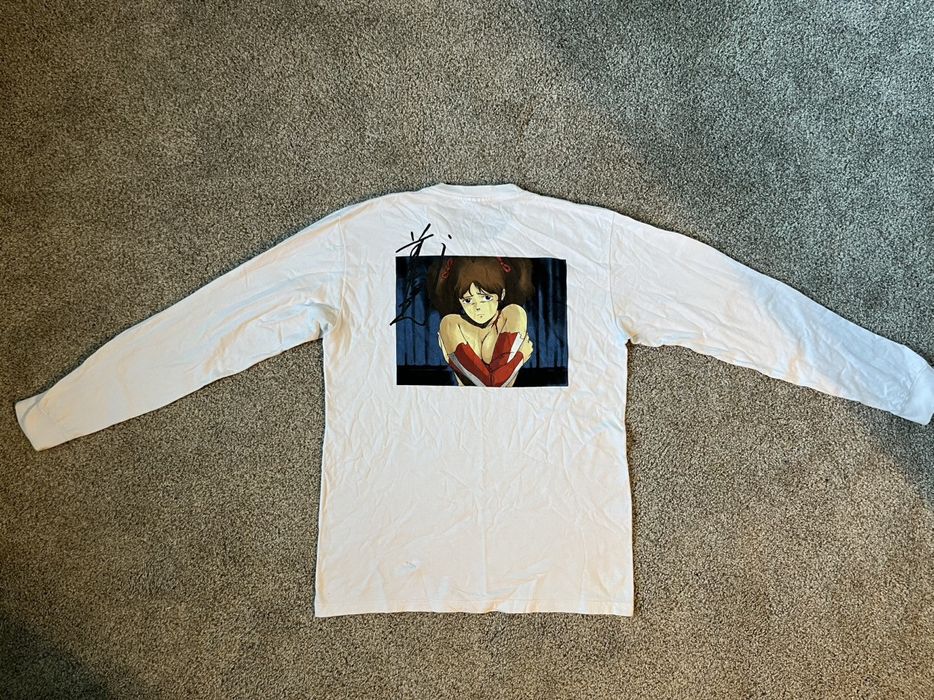 Supreme Supreme x Toshio Maeda Overfiend LS White Tee size L | Grailed