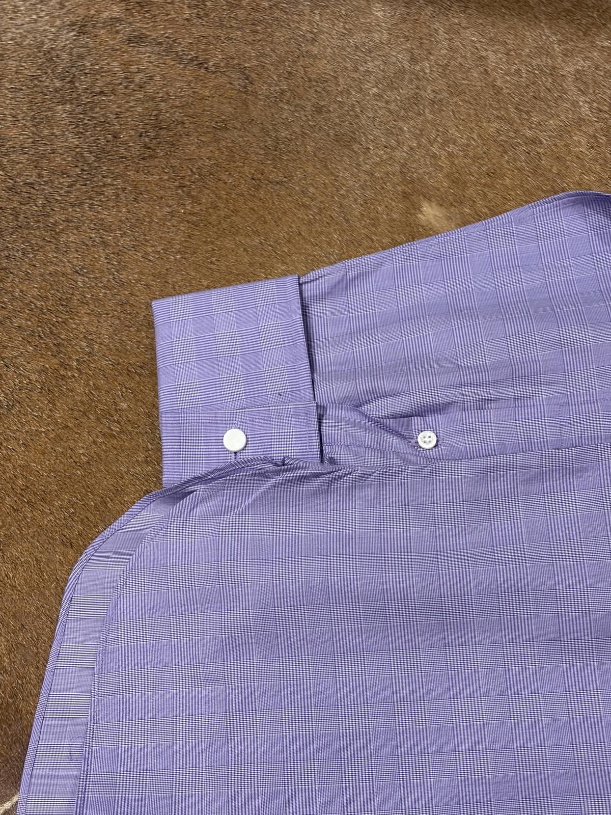 Ralph Lauren Purple Label Ralph Lauren Purple Label Dress Shirt – Lavender Check Size US L / EU 52-54 / 3 - 4 Thumbnail