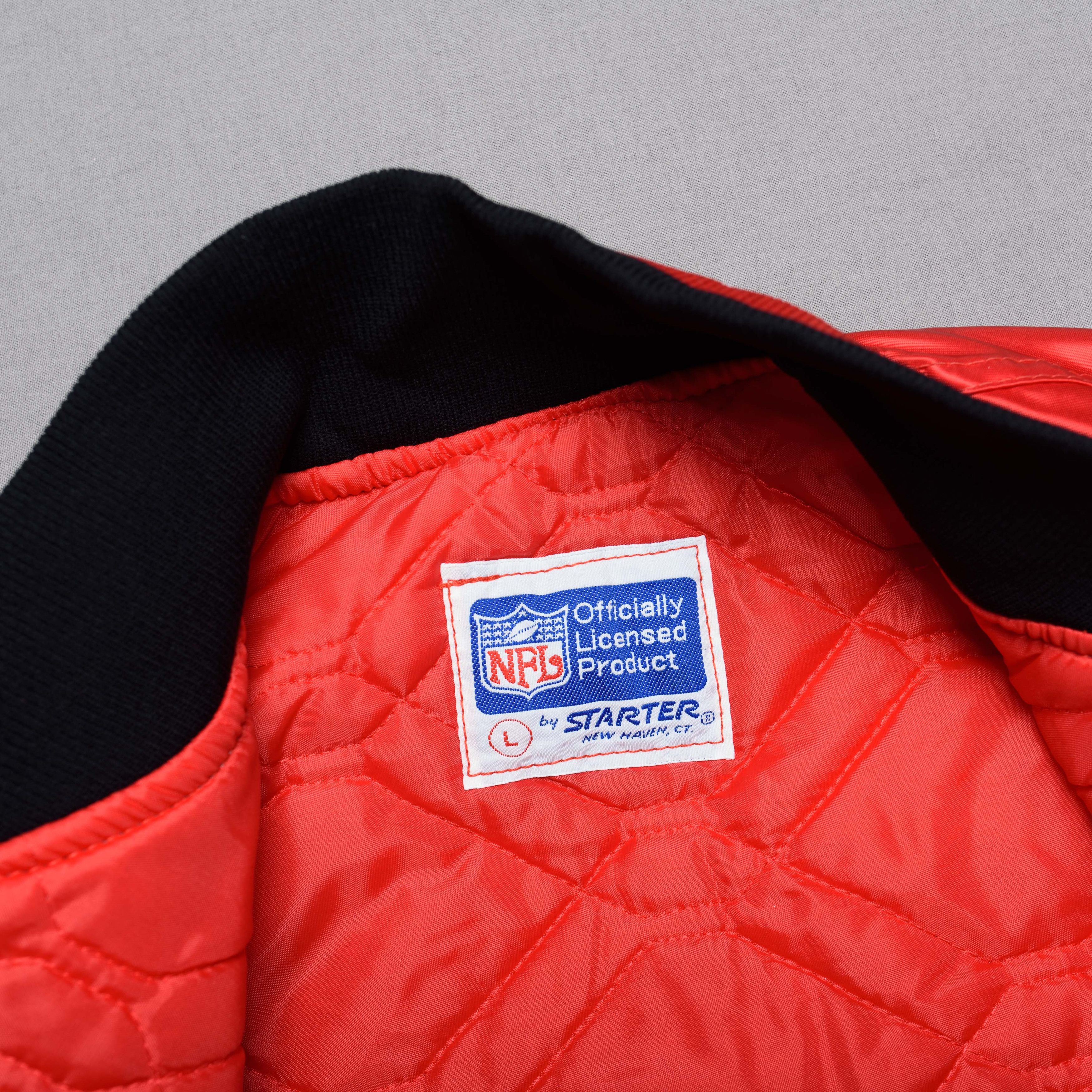 NFL × Starter Vintage San Francisco 49ers Starter Bomber Jacket Size US L / EU 52-54 / 3 - 6 Thumbnail