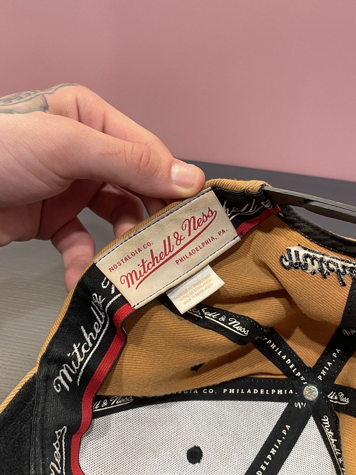 NBA × Vintage Chicago Bulls «Mitchell & Ness» Vintage Cap Size ONE SIZE - 6 Thumbnail