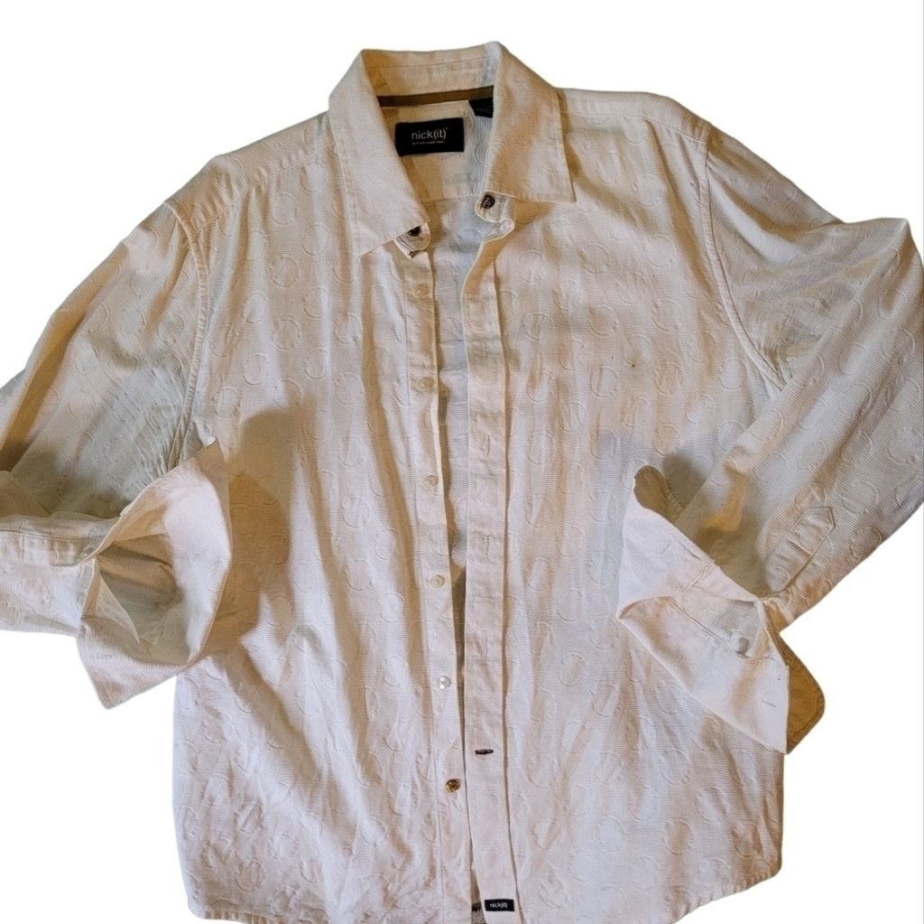 Other nick(it) Mens Casual Button Up Shirt. Size Large. Size US L / EU 52-54 / 3 - 7 Thumbnail