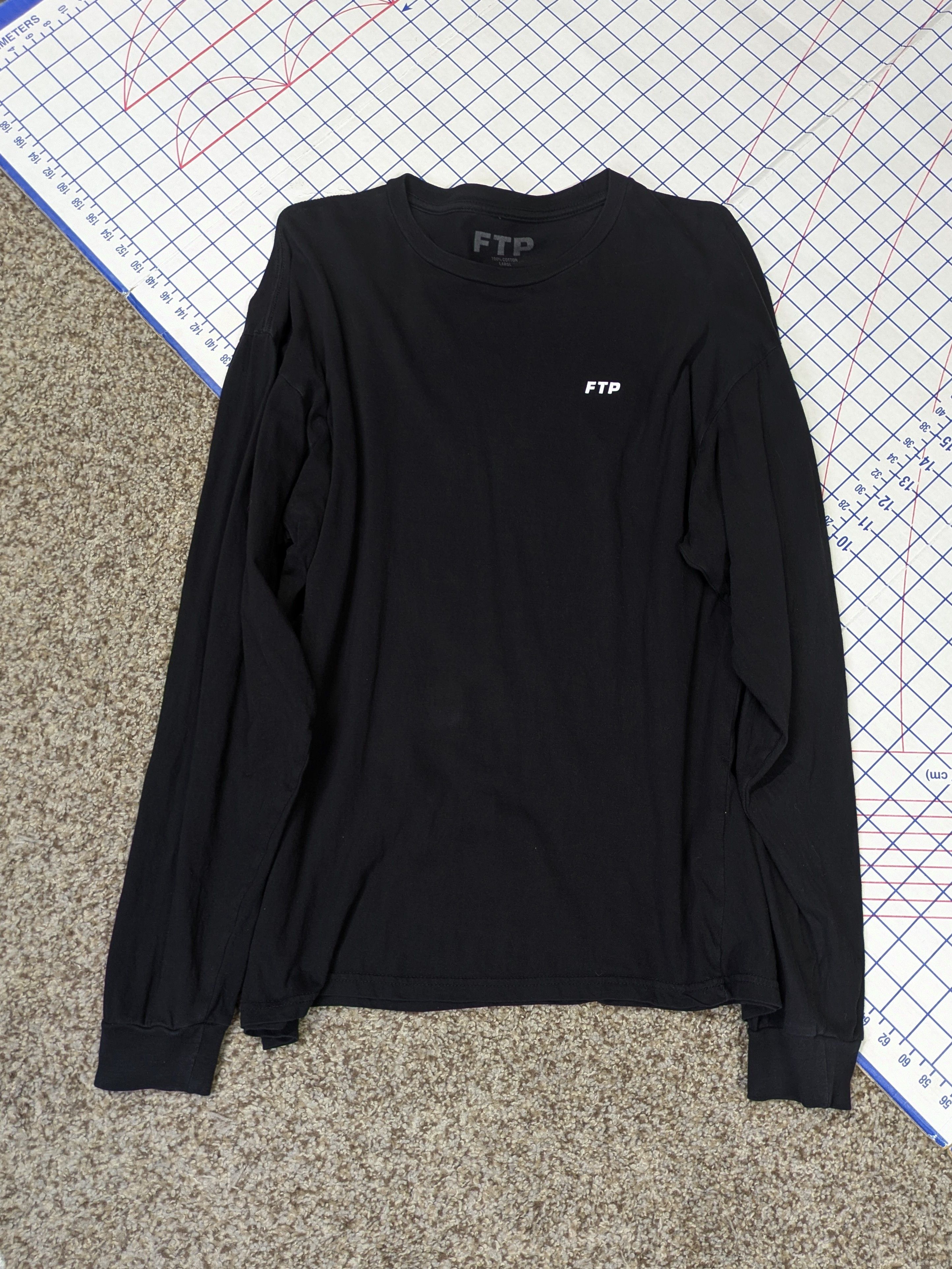 Fuck The Population FTP long sleeve everyday essential black t shirt Size US L / EU 52-54 / 3 - 1 Thumbnail