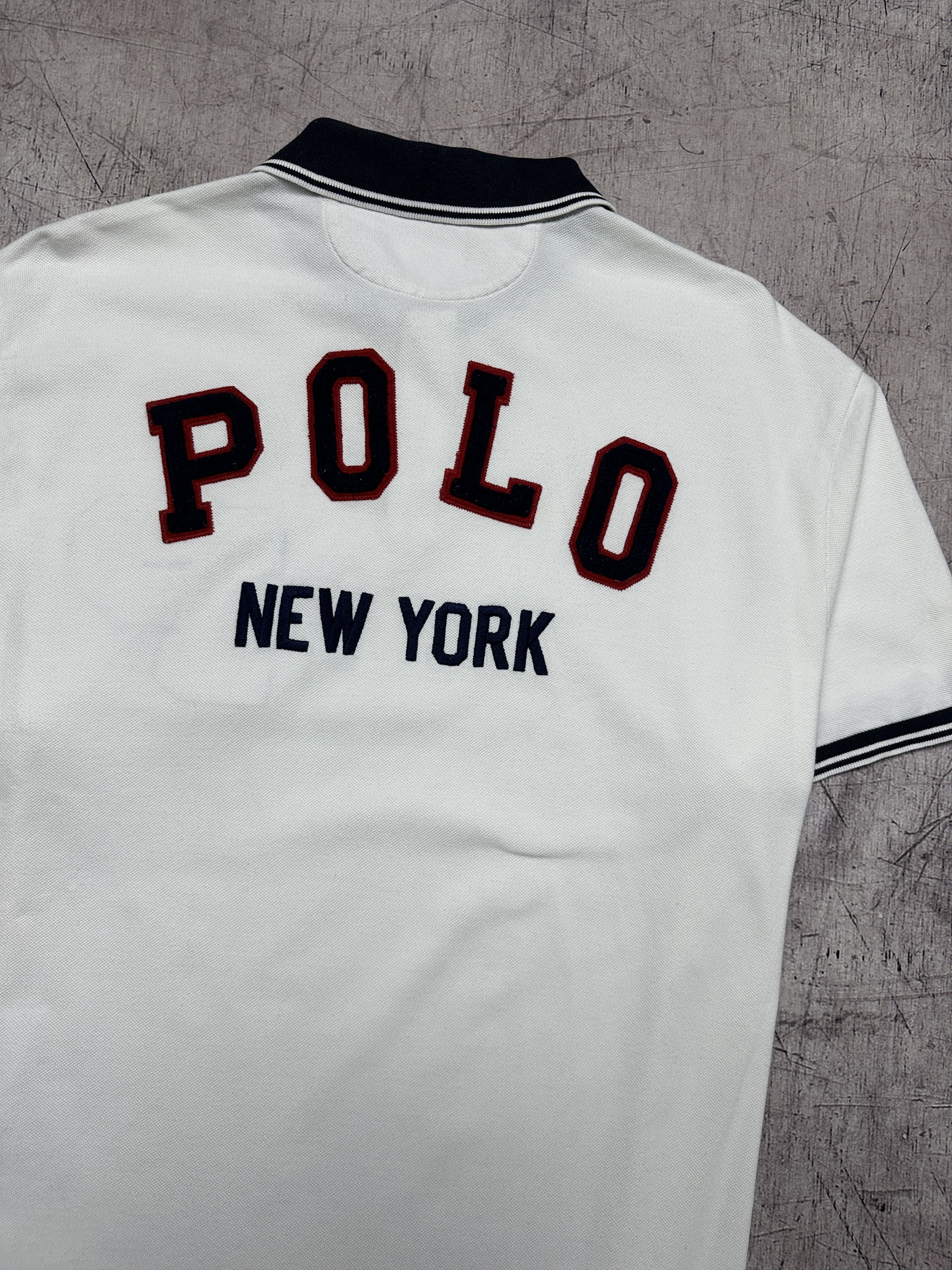 Polo Ralph Lauren Polo Ralph Lauren New York Mens Striped Polo Shirt Size US XL / EU 56 / 4 - 2 Thumbnail