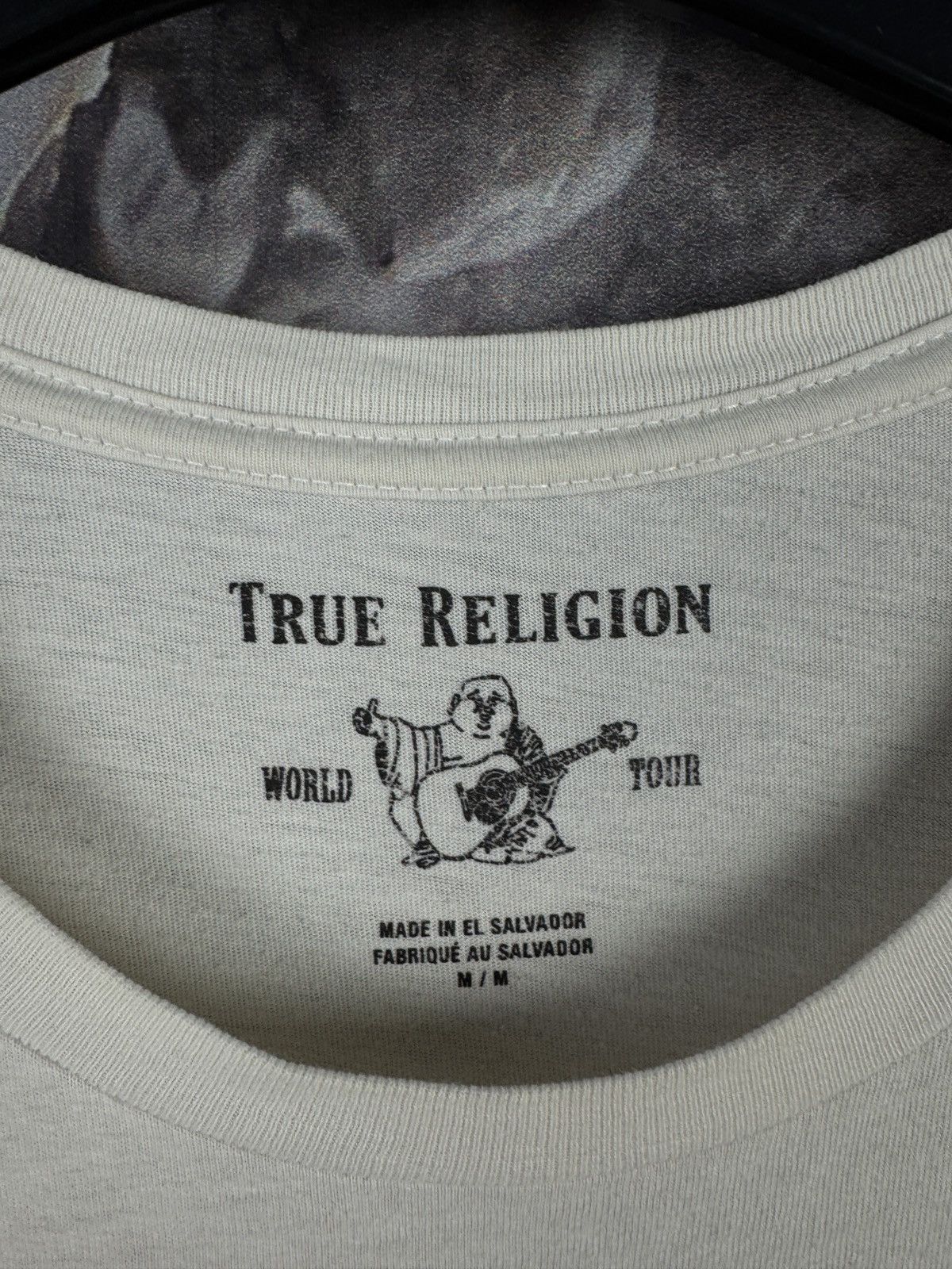 True Religion True Religion Buddha Graphic T-Shirt Cream Tee Big Logo Size US M / EU 48-50 / 2 - 9 Thumbnail