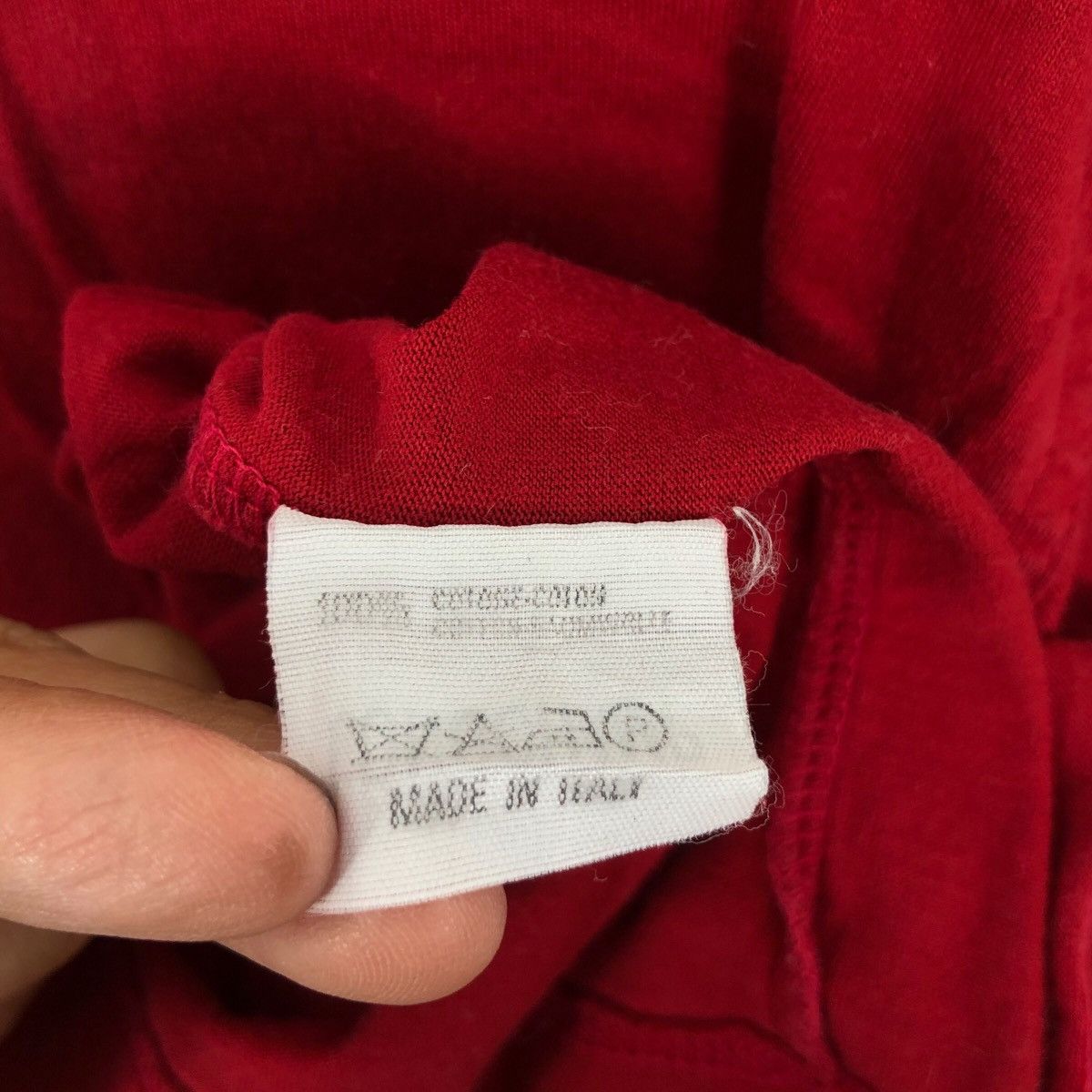 Longchamp LONGCHAMP Paris Distressed T Shirt Big Logo Italy Size US L / EU 52-54 / 3 - 7 Thumbnail