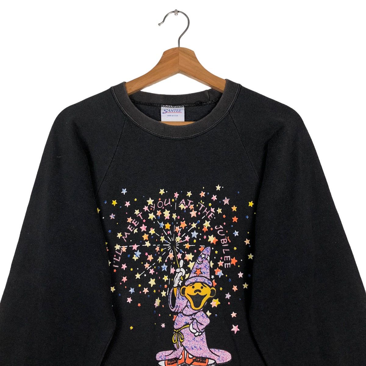 Japanese Brand 🔥Vintage Sweatshirt Santee Big Logo Design Made in USA Size US S / EU 44-46 / 1 - 3 Thumbnail