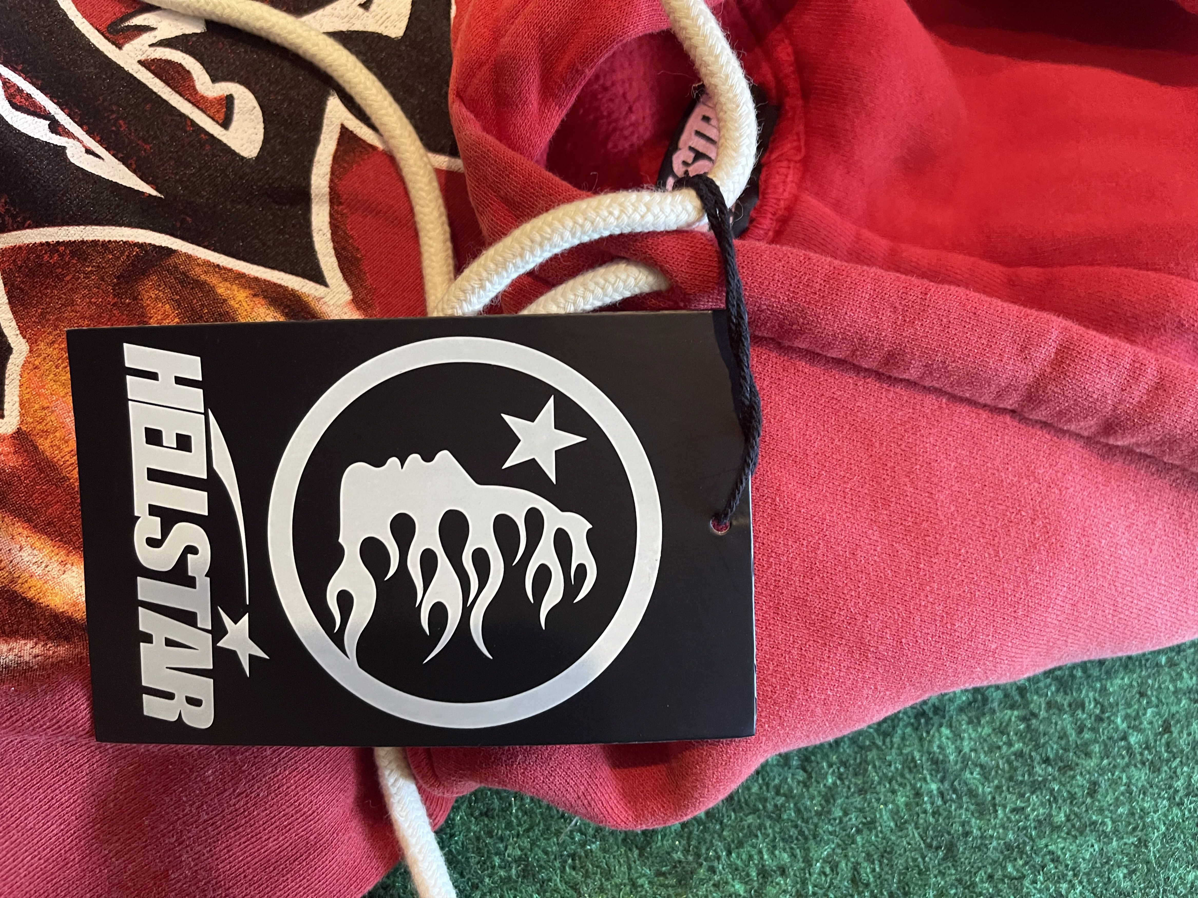 HELLSTAR Hellstar Skeleton Airbrushed Hoodie Red Size US L / EU 52-54 / 3 - 9 Thumbnail