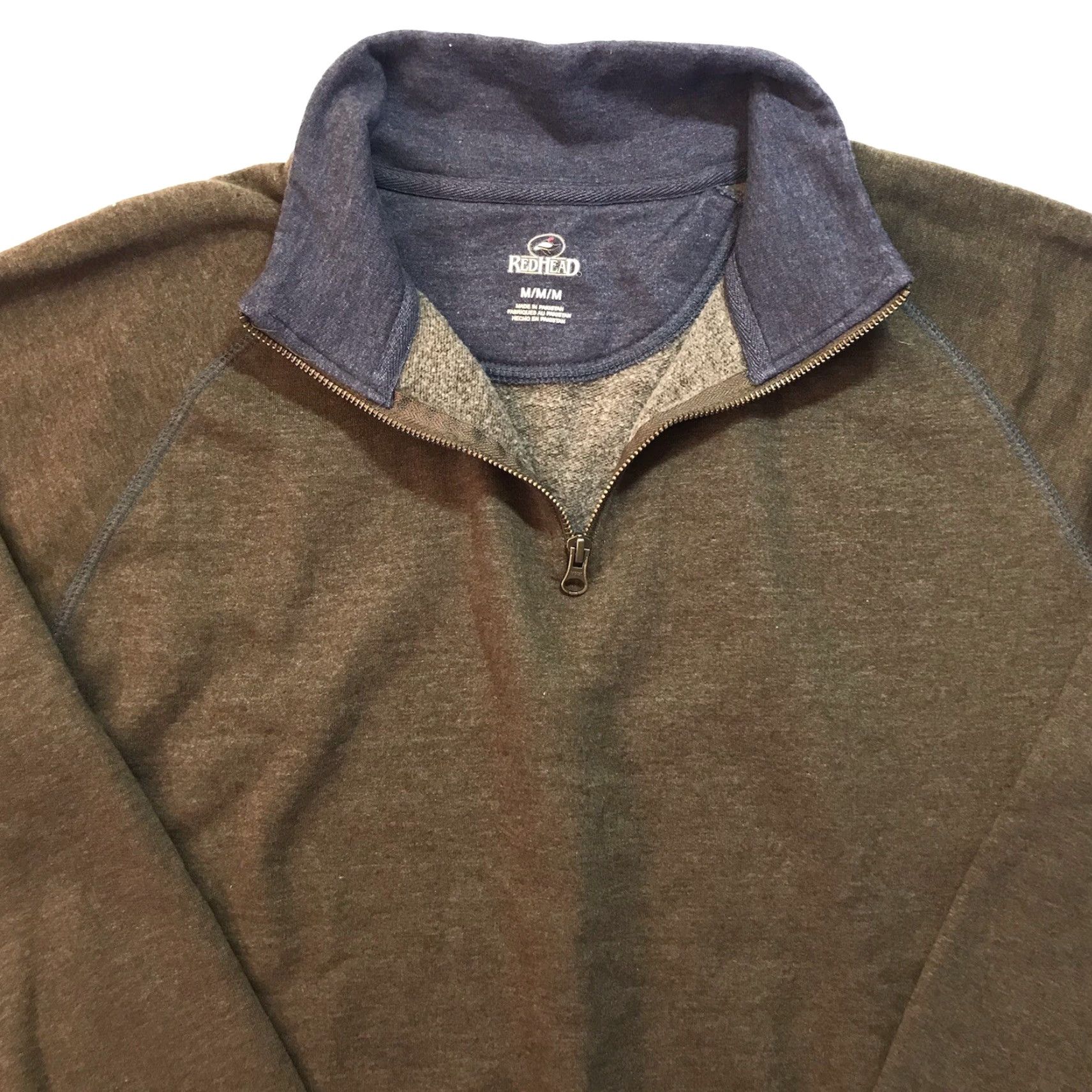 Vintage RedHead Men's Pullover Sweater 1/4 Zip Long Sleeve Size M Green Casual Walking Size US M / EU 48-50 / 2 - 3 Thumbnail