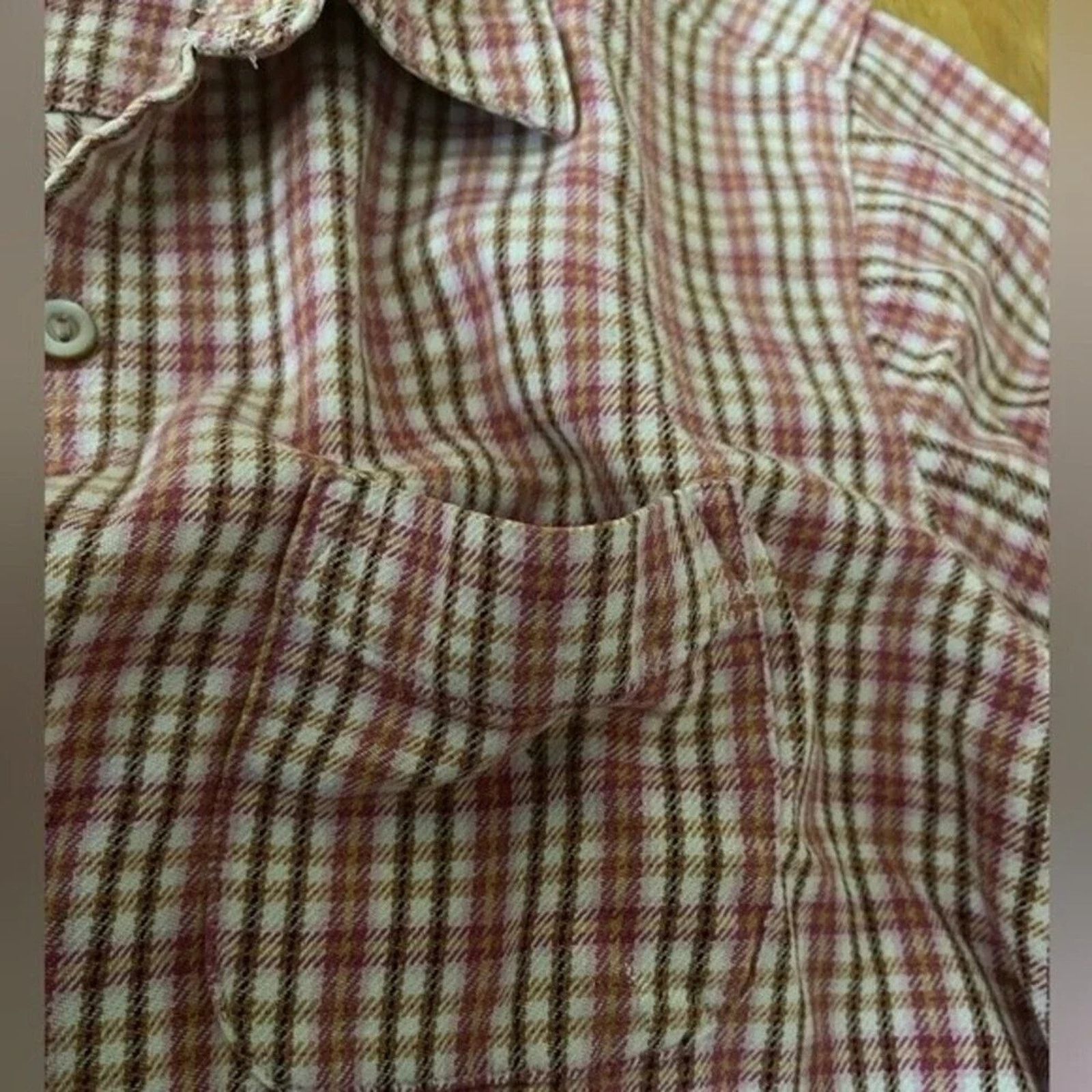 Woolrich Woolen Mills Woolrich button up cotton flannel shirt, size Medium Size M / US 6-8 / IT 42-44 - 3 Thumbnail