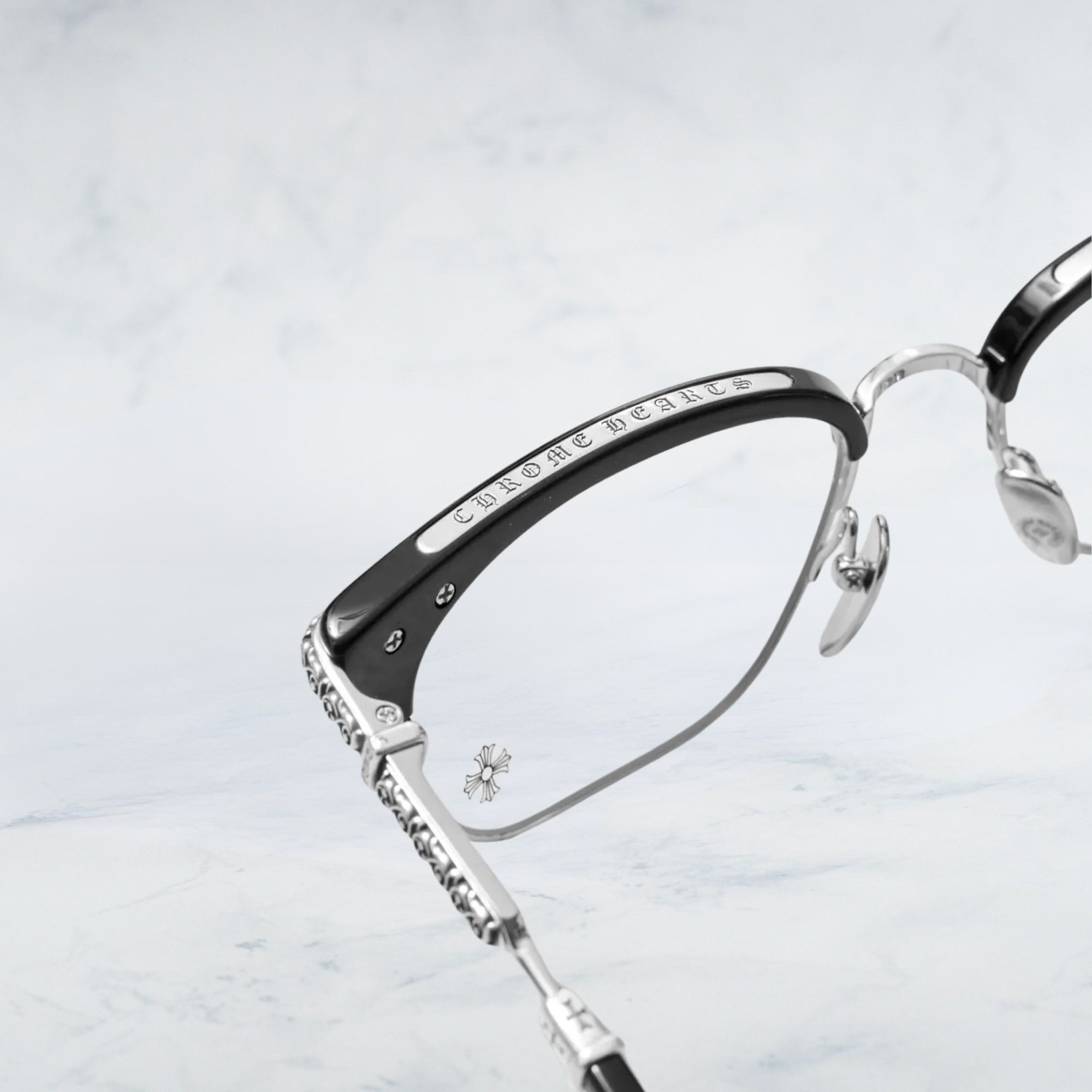 Chrome Hearts CHROME HEARTS VERTICAL SMILE II Black Shiny Silver Size ONE SIZE - 4 Thumbnail