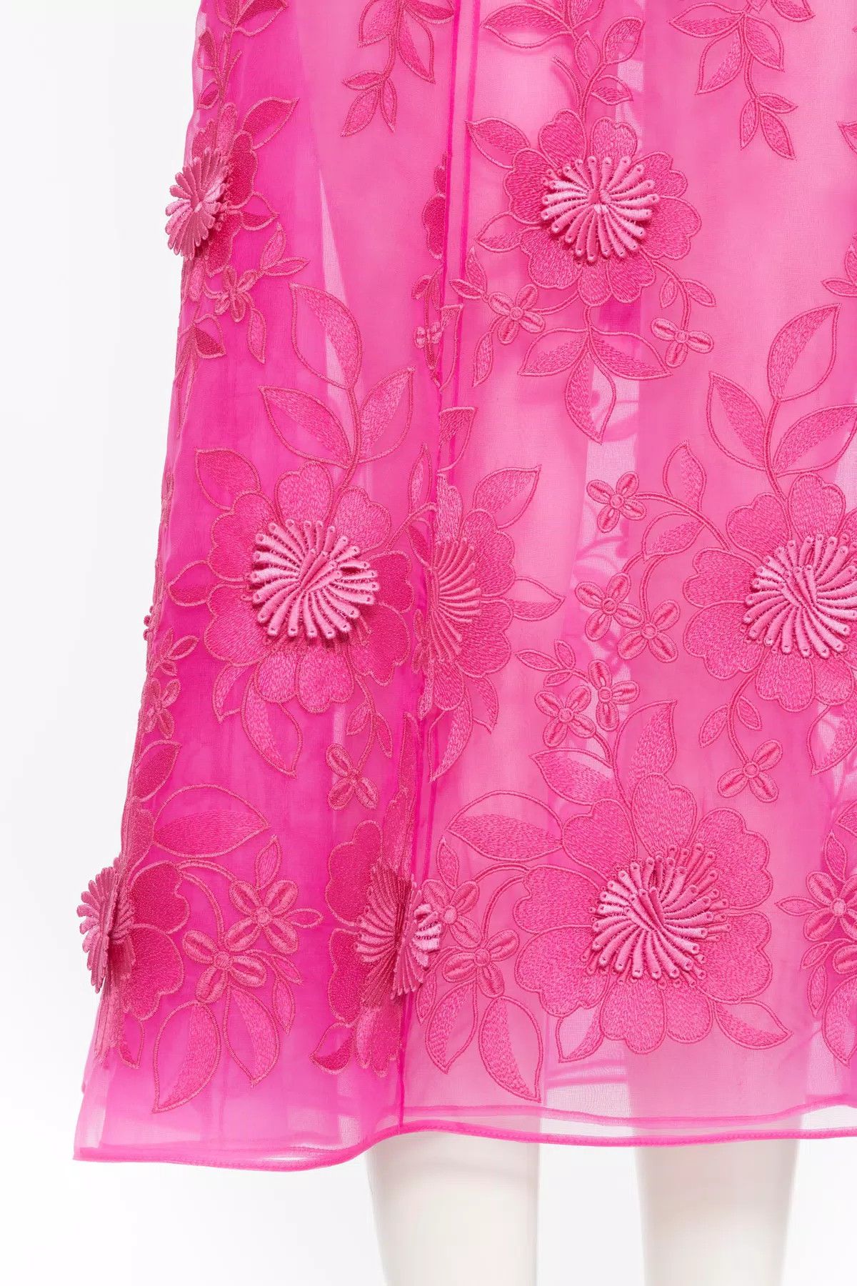 Valentino o1s1wg110426 Midi Dress in Pink Size XS / US 0-2 / IT 36-38 - 4 Thumbnail