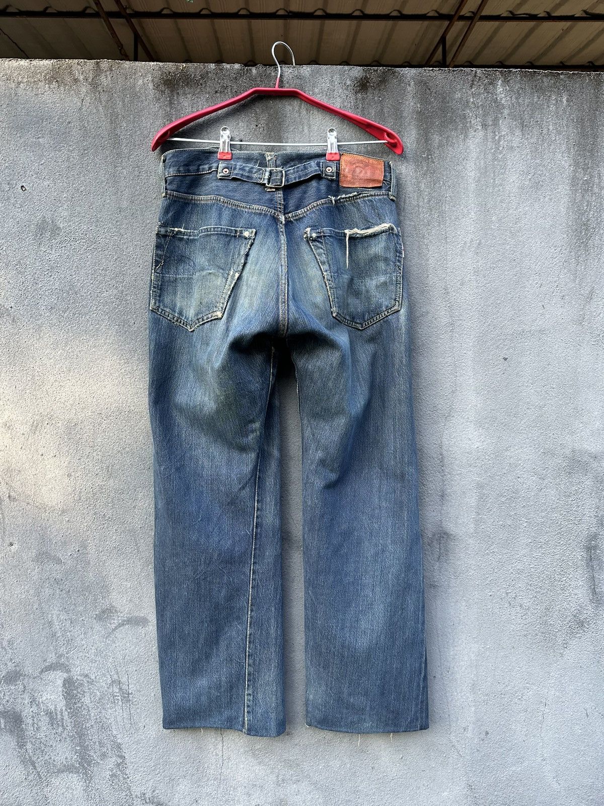 Studio D'Artisan 👹Vintage Studio’D Artisan Distressed Bootcut Jeans Size US 32 / EU 48 - 9 Thumbnail
