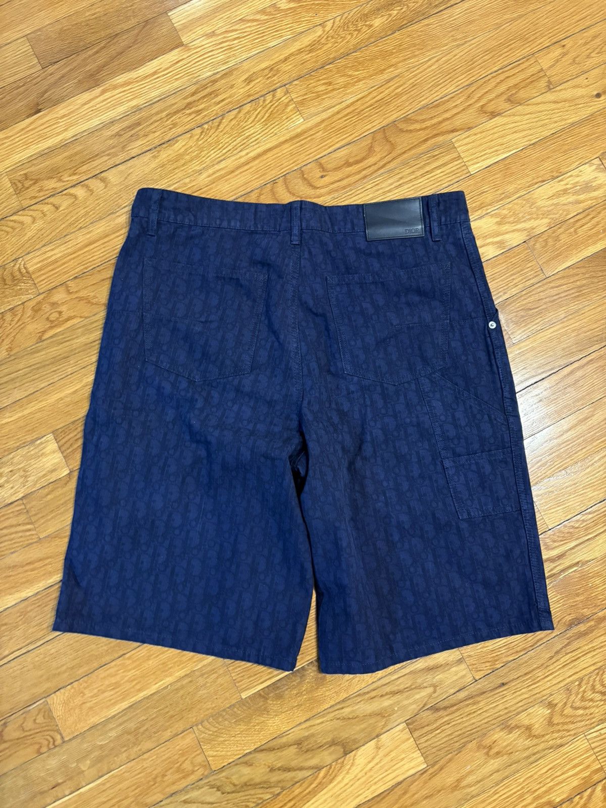 Dior Dior Oblique Denim Shorts Size US 31 - 2 Thumbnail