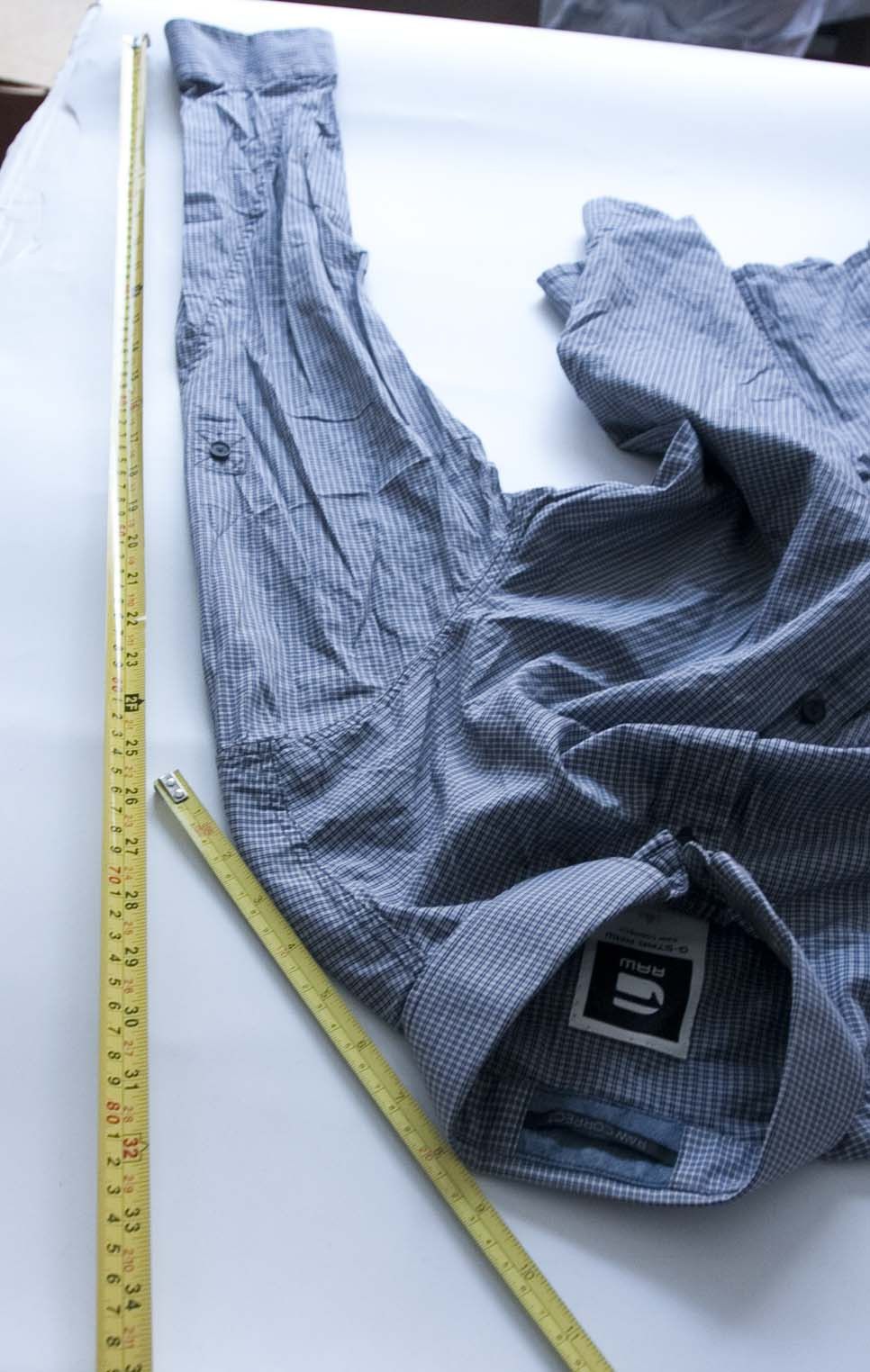 G-Star G Star Raw Correct Roll Up Shirt Size S Blue/Gray Plaid Size US S / EU 44-46 / 1 - 6 Thumbnail