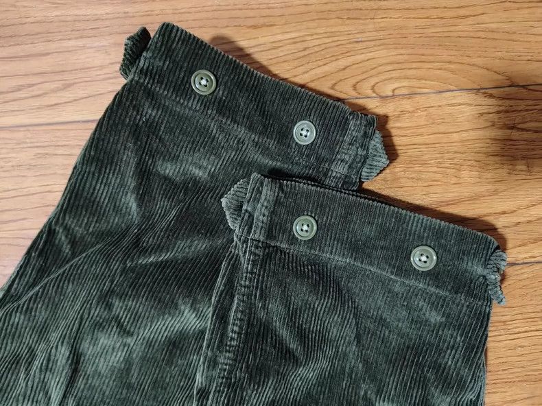 Freewheelers Freewheelers Green Corduroy Pants in Size 34-34 Size US 34 / EU 50 - 3 Thumbnail