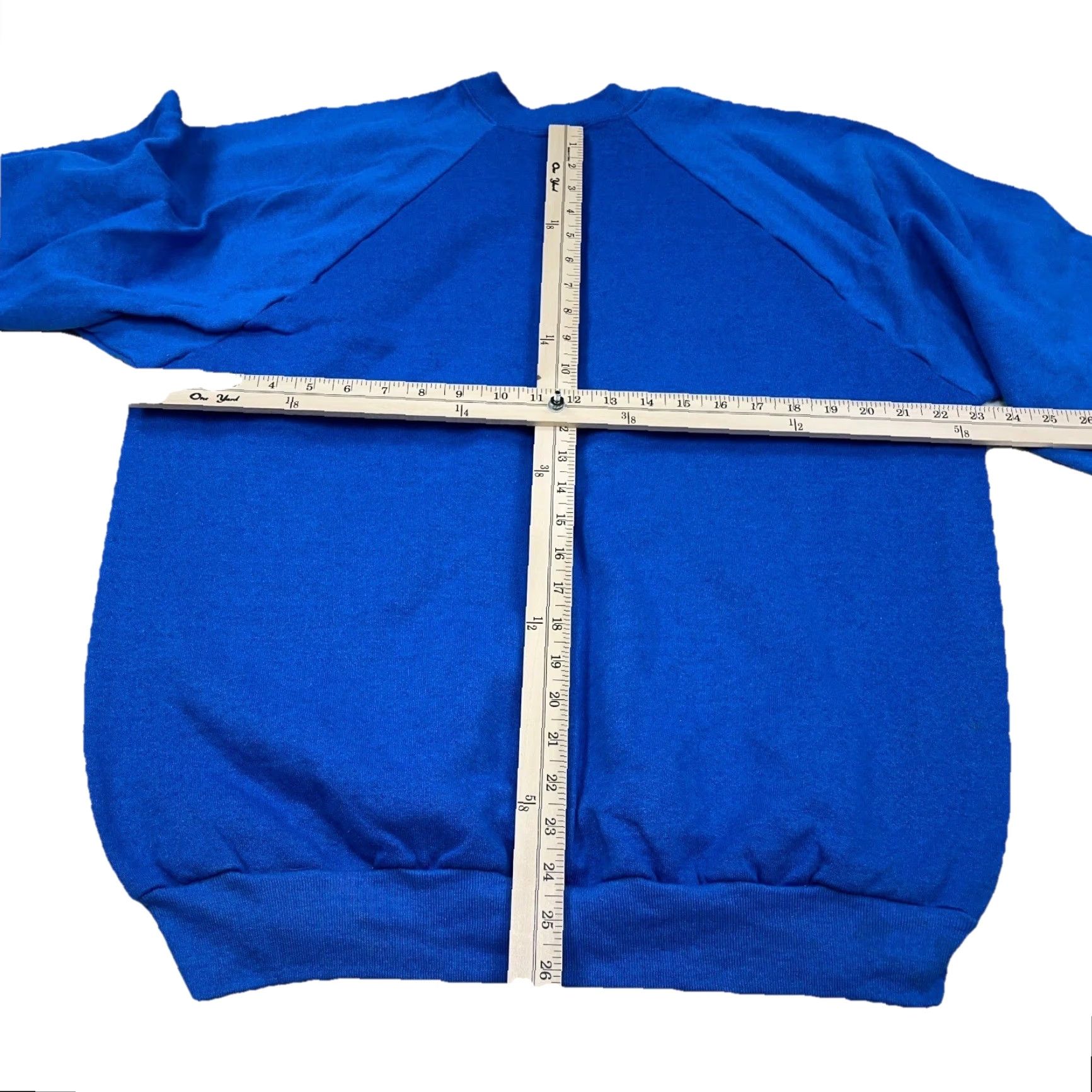 Fruit Of The Loom VINTAGE Fruit of the Loom Sweatshirt Men XL Blue Crewneck Pullover Sweatshirt Regular Sweatshirt Blue Mens USA A68 Size US XL / EU 56 / 4 - 5 Thumbnail