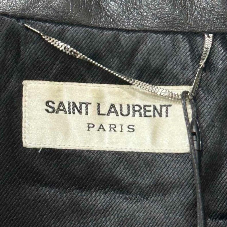 Saint Laurent Paris Saint Laurent Paris Kitten red wine leather jacket 2505-Nex Size US M / EU 48-50 / 2 - 4 Thumbnail