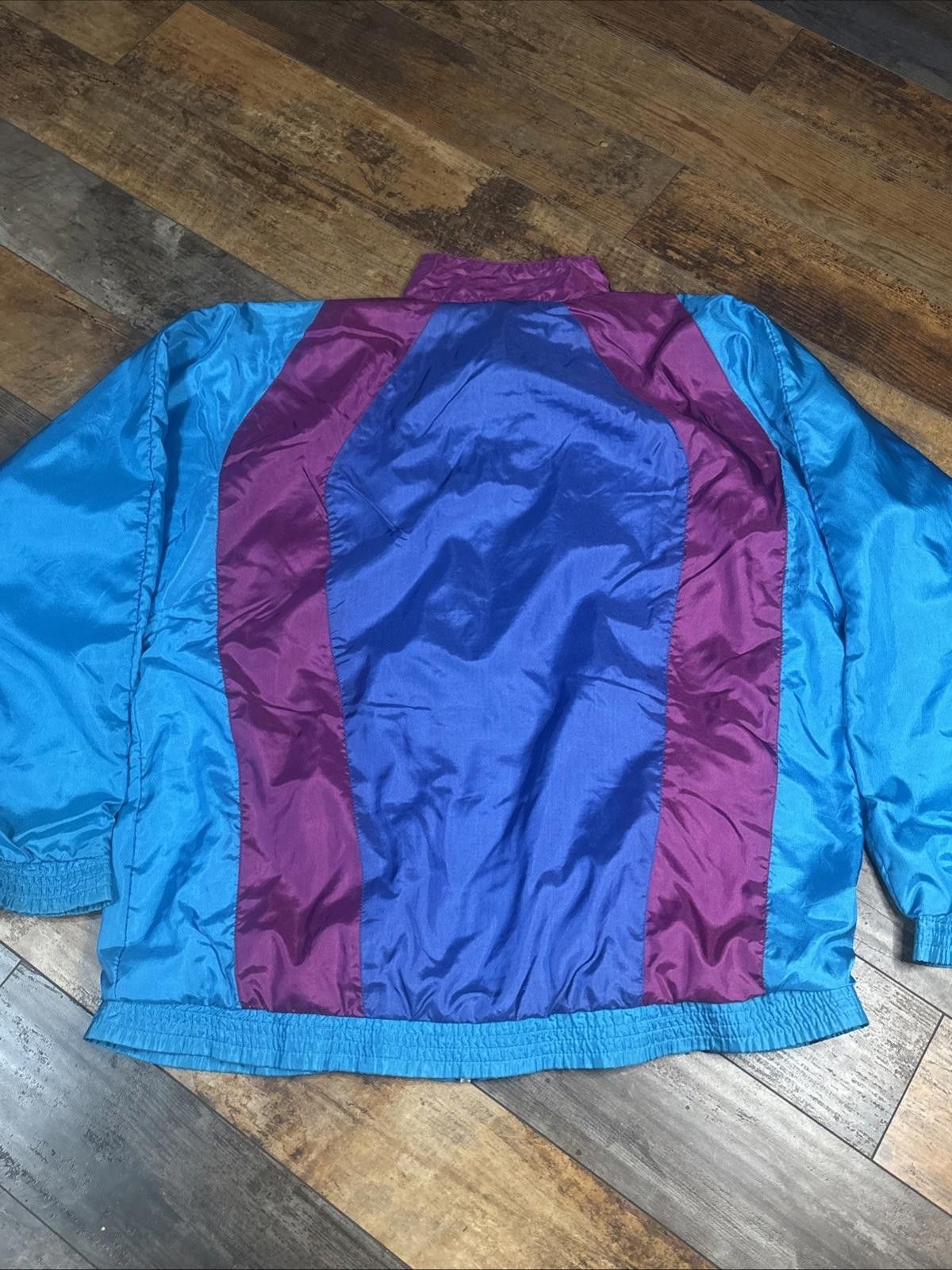 MacGregor VTG MacGregor Track Jacket Large Color block 90s Windbreaker Size US L / EU 52-54 / 3 - 5 Thumbnail