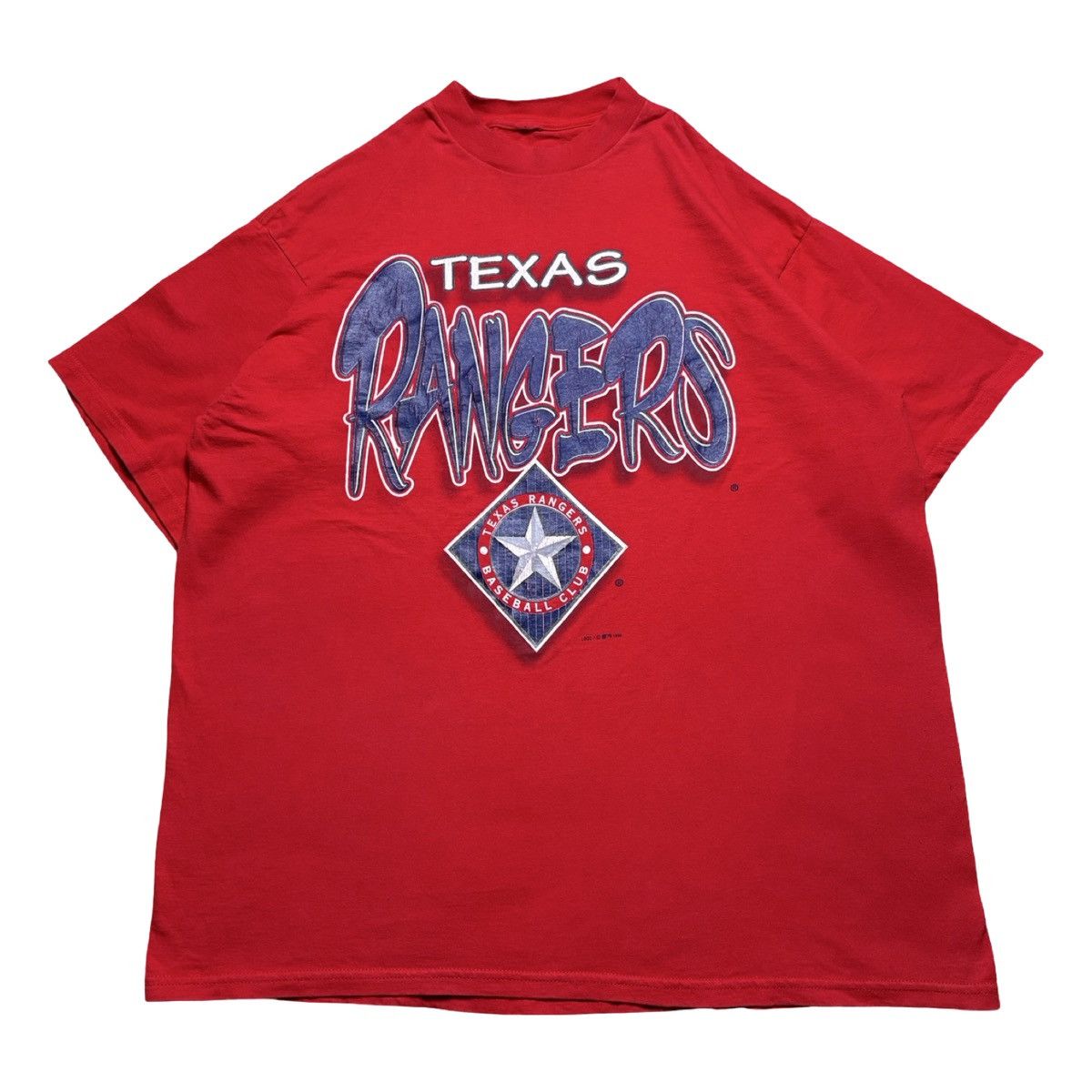 Logo 7 Vintage 90s Logo 7 Texas Rangers MLB Graphic T Shirt 2XL Size US XXL / EU 58 / 5 - 1 Thumbnail