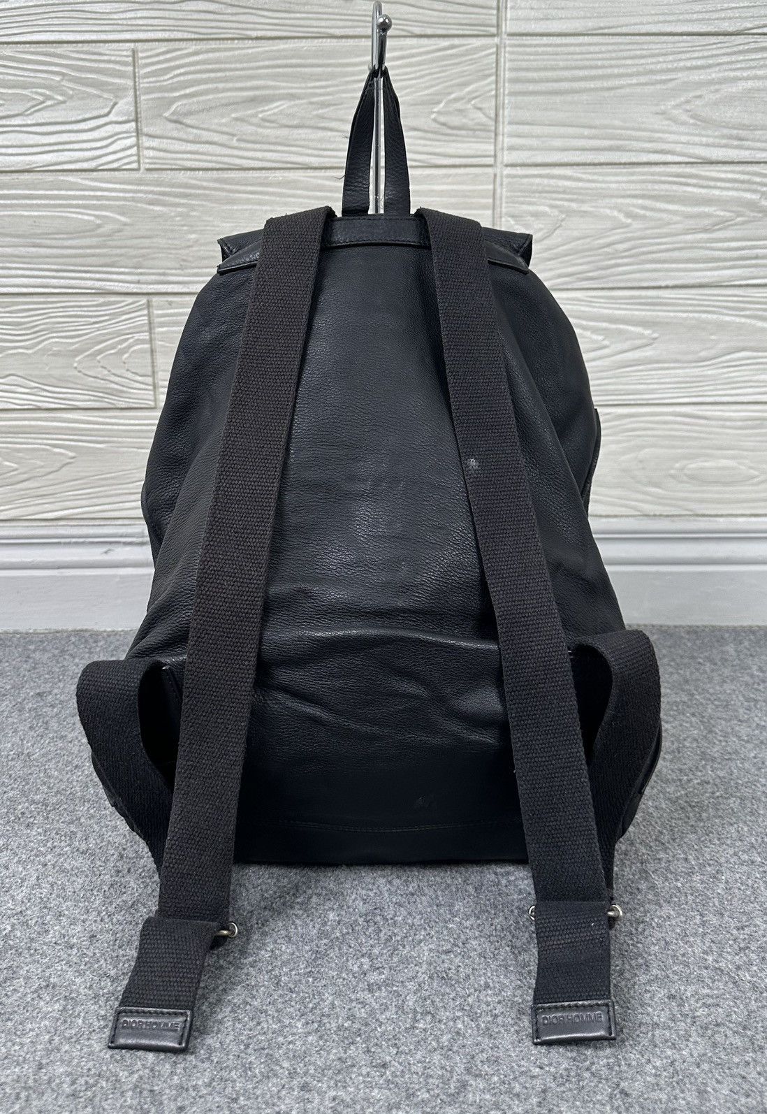 Dior × Kris Van Assche Dior Homme - Kris Van Assche - Leather Drawstring Back Pack Size ONE SIZE - 9 Thumbnail