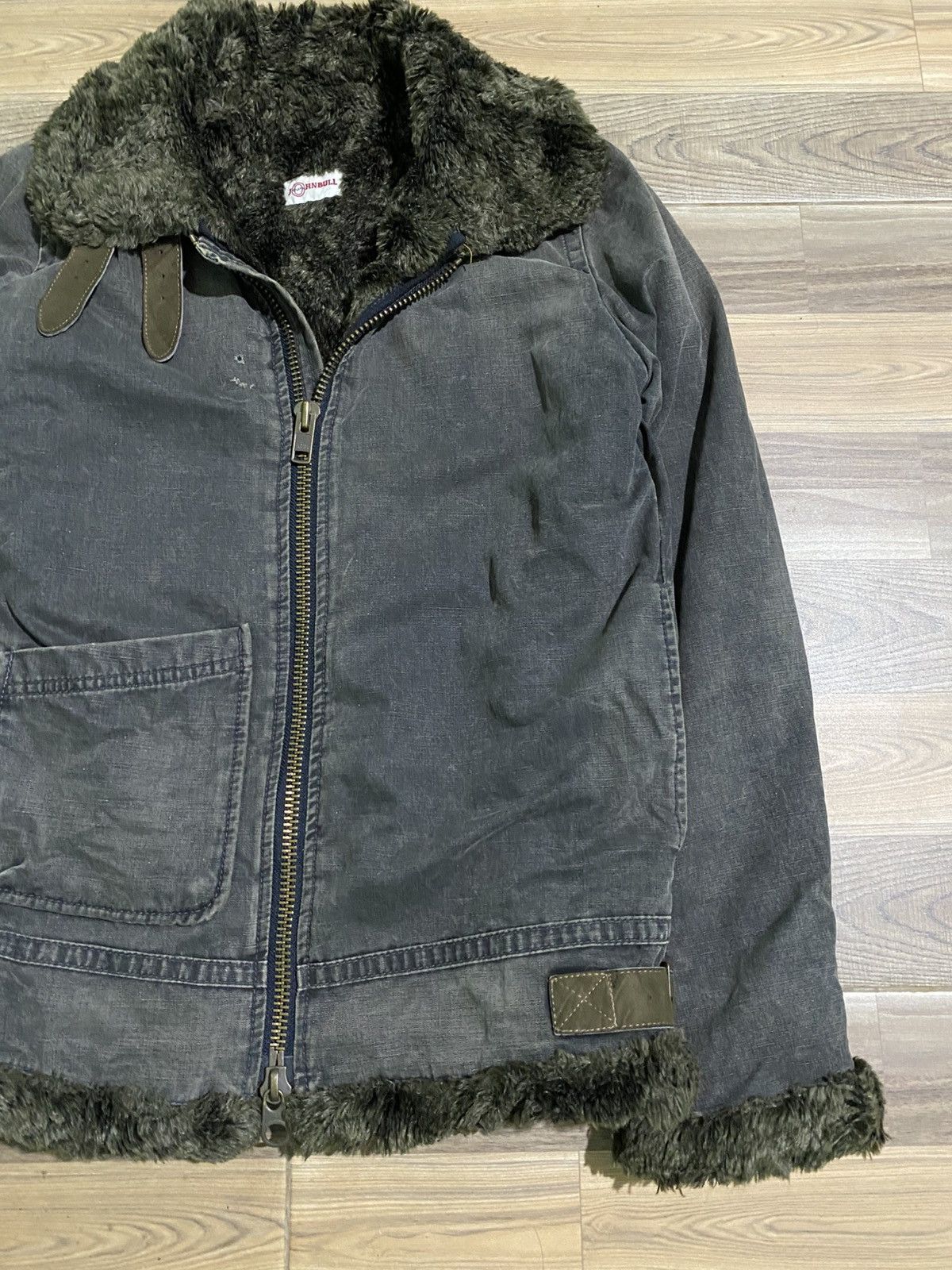 Le Grande Bleu (L.G.B.) JAPANESE BRAND JOHNBULL FUR FAUX KOJIMA JACKET Size US S / EU 44-46 / 1 - 3 Thumbnail