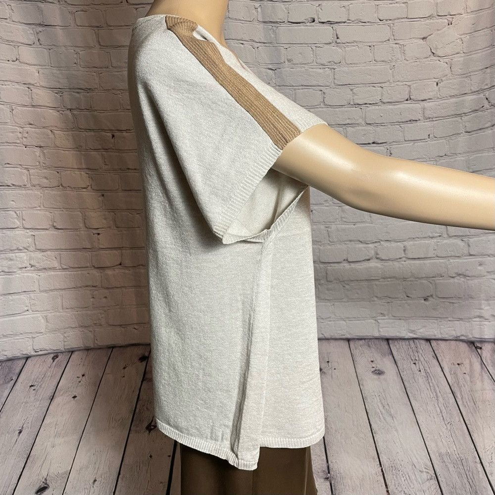 Anthropologie NWT New Anthropologie OLVA Olive and Vine Beige Knit Short Size XL / US 12-14 / IT 48-50 - 3 Thumbnail