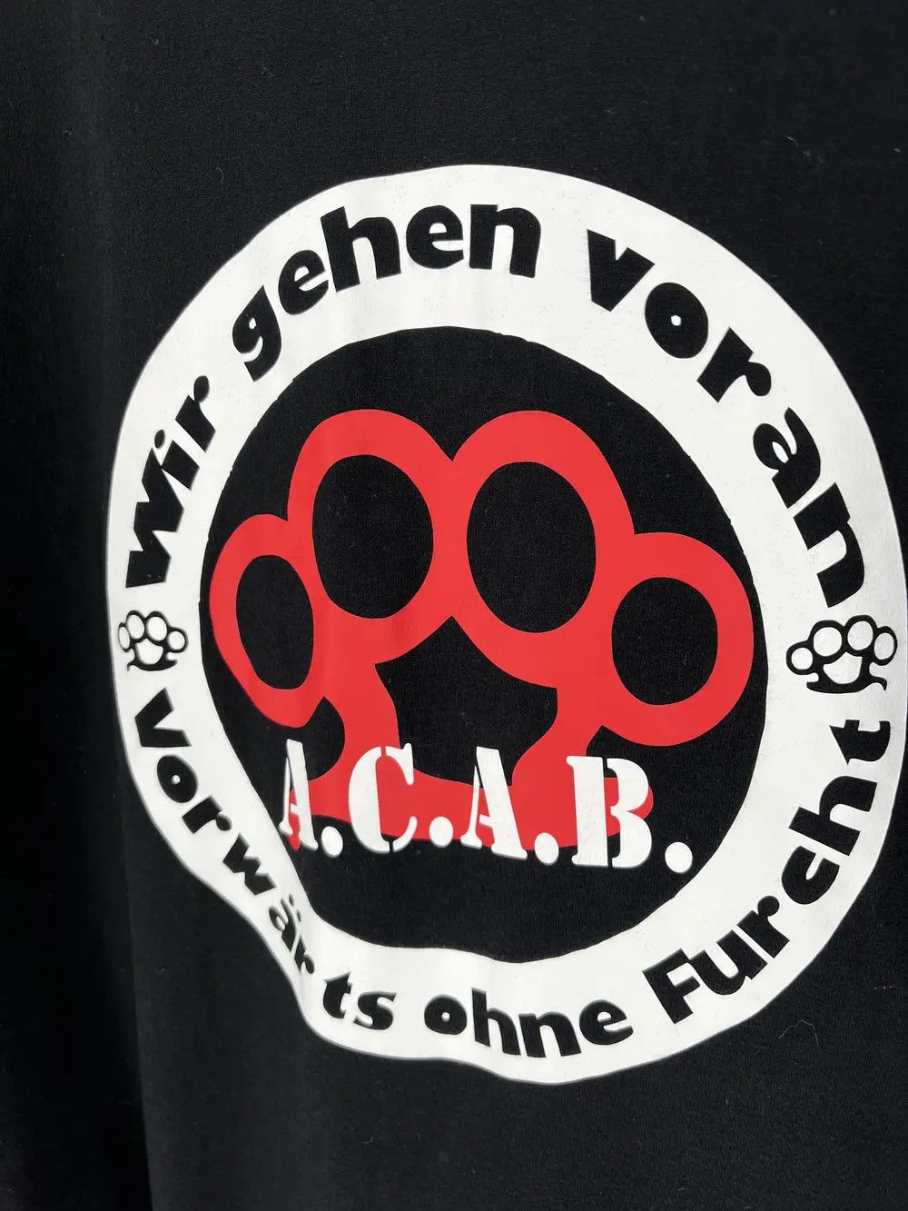 Band Tees Mens Vintage Y2K T Shirt ACAB A.C.A.B. Size M Size US L / EU 52-54 / 3 - 8 Thumbnail