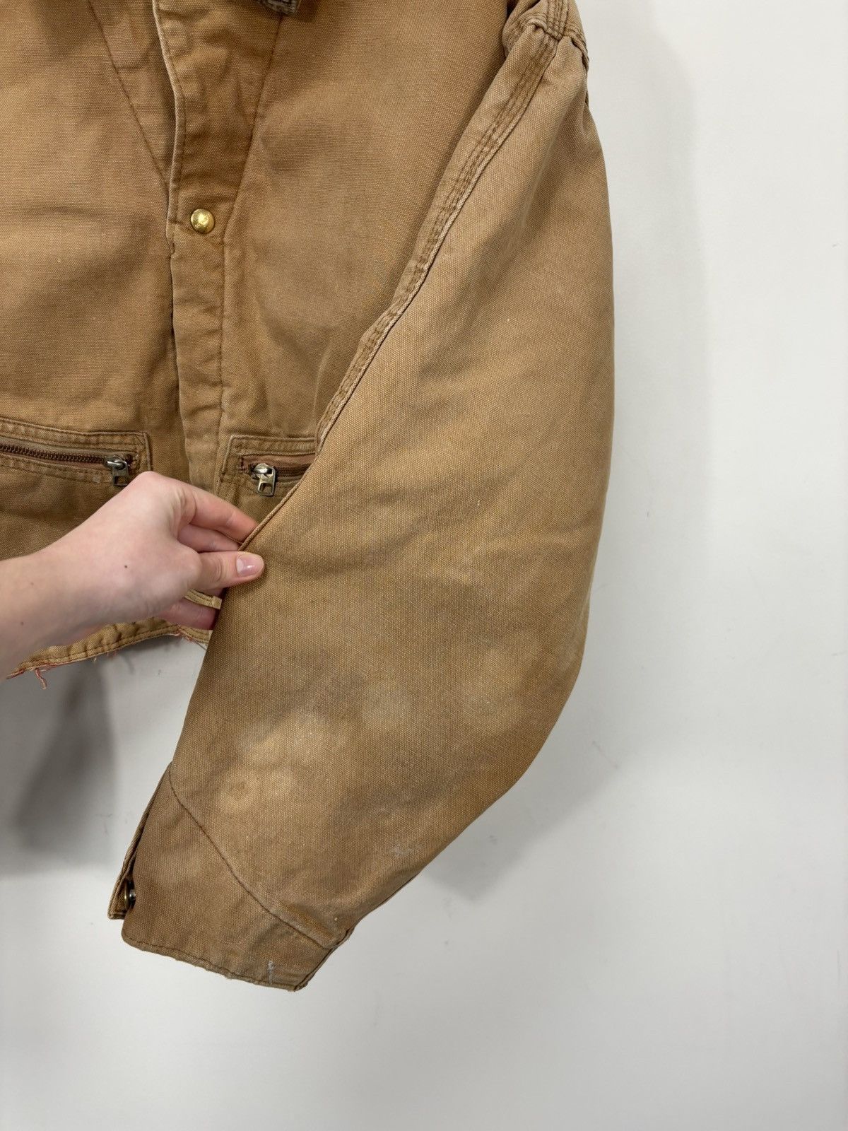 Carhartt Vintage Carhartt 1980s Made In USA Workwear Cropped Jacket Size US L / EU 52-54 / 3 - 16 Thumbnail