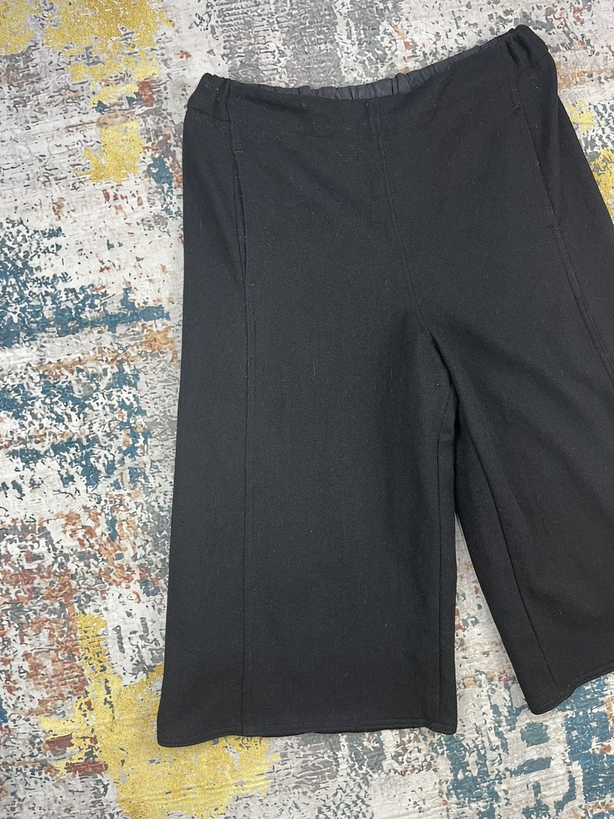 Lemaire × Uniqlo Lemaire 3 Quarter Wide Leg Wool Pants Size 32" / US 10 / IT 46 - 2 Thumbnail