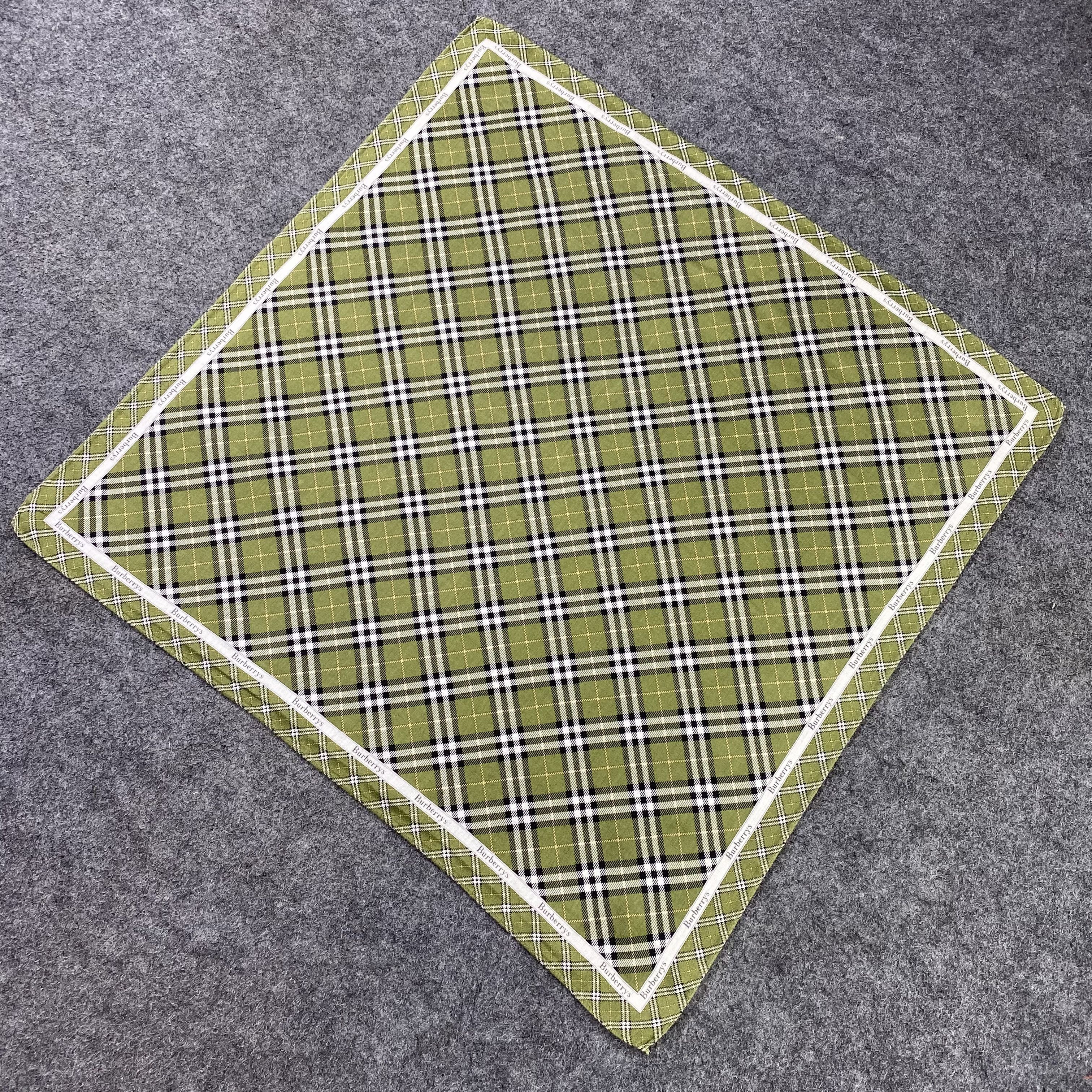 Burberry × Vintage Burberry Handkerchief / Bandana / Neckerchief-B884 Size ONE SIZE - 4 Thumbnail