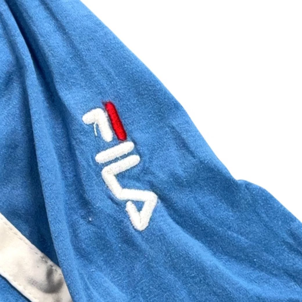Fila VINTAGE Fila Polo Shirt Mens M Blue 80s Tennis WCT Italy Embroidered Logo Stripe Shirt Size US M / EU 48-50 / 2 - 6 Thumbnail