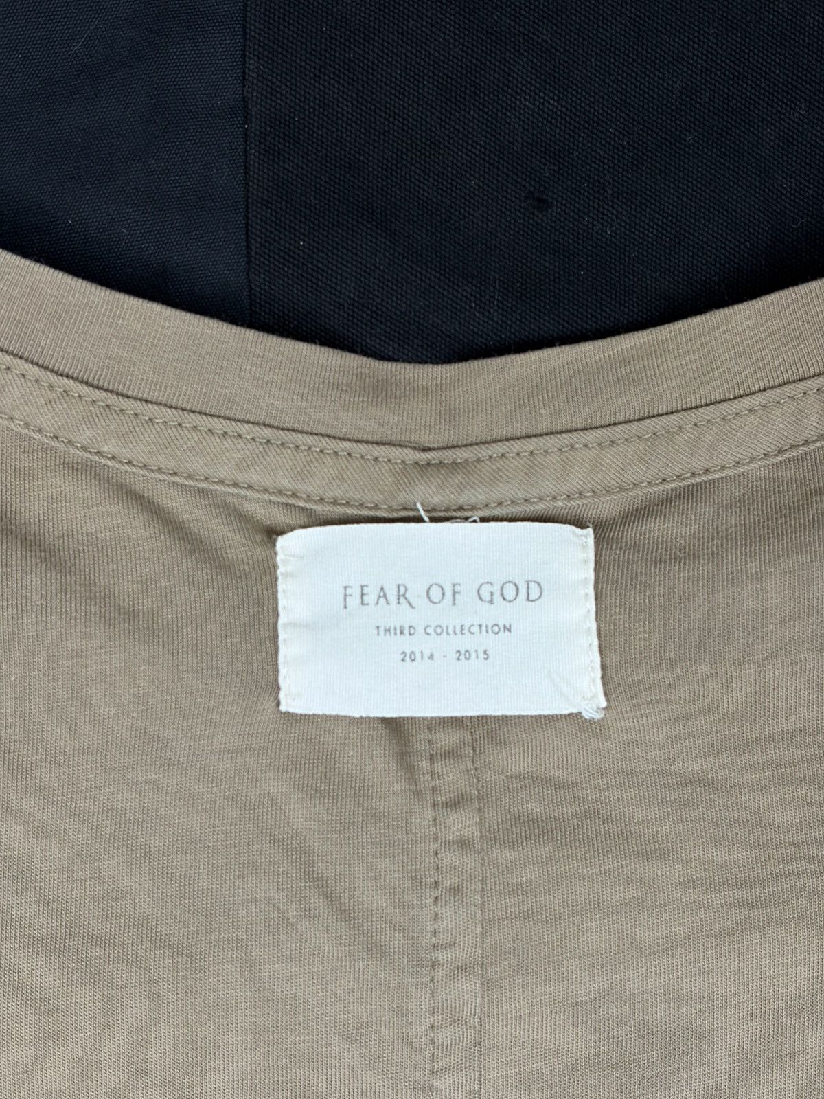 Fear of God Third Collection Inside-Out Tee in Olive Size US L / EU 52-54 / 3 - 3 Thumbnail