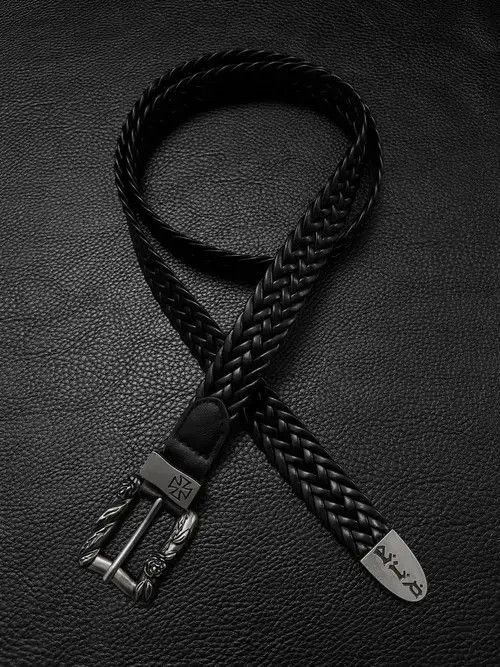 Jewelry Braided Leather Belt Size ONE SIZE - 1 Thumbnail