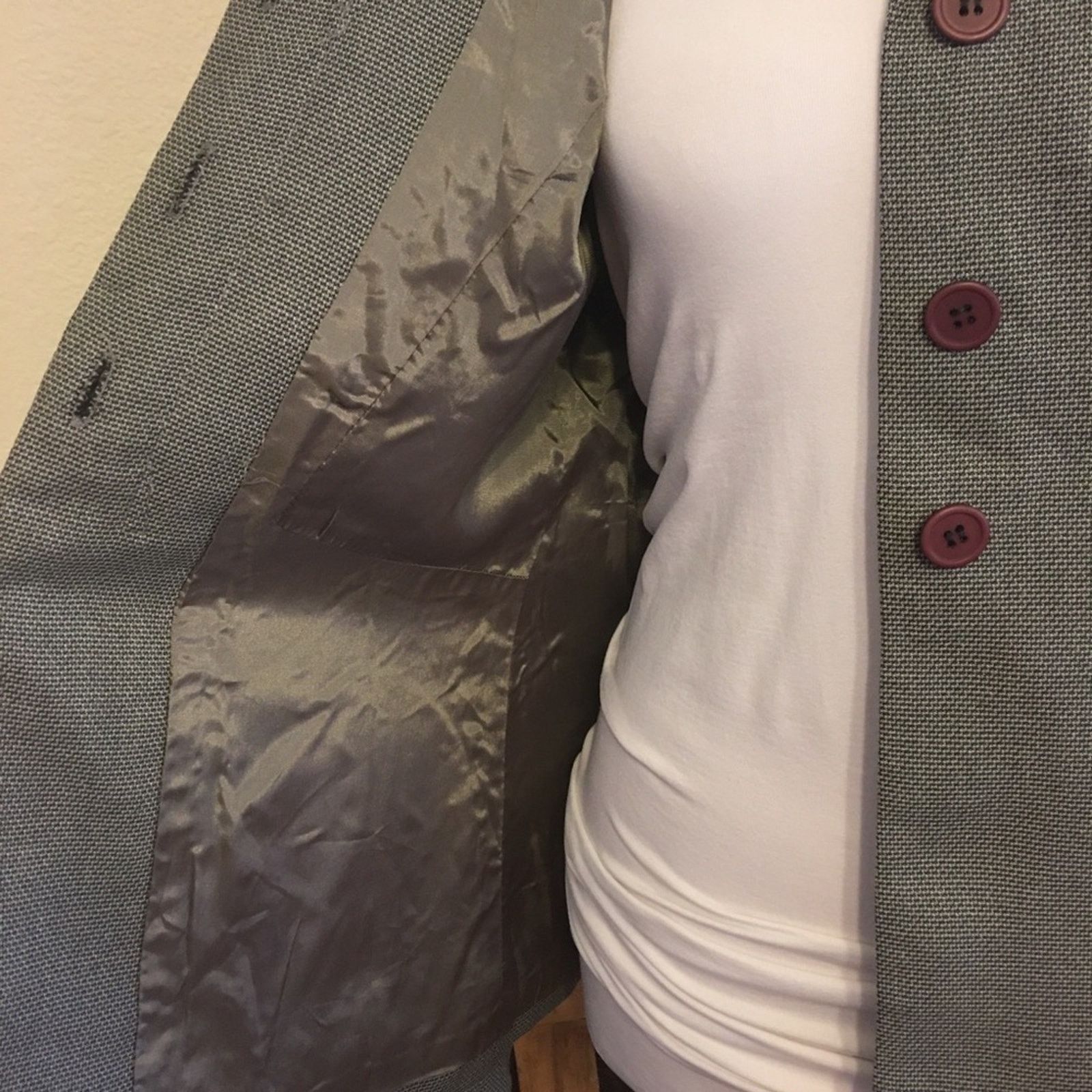 Other Vintage Renlyn New York Petites Gray pant suit 6P Size M / US 6-8 / IT 42-44 - 11 Thumbnail
