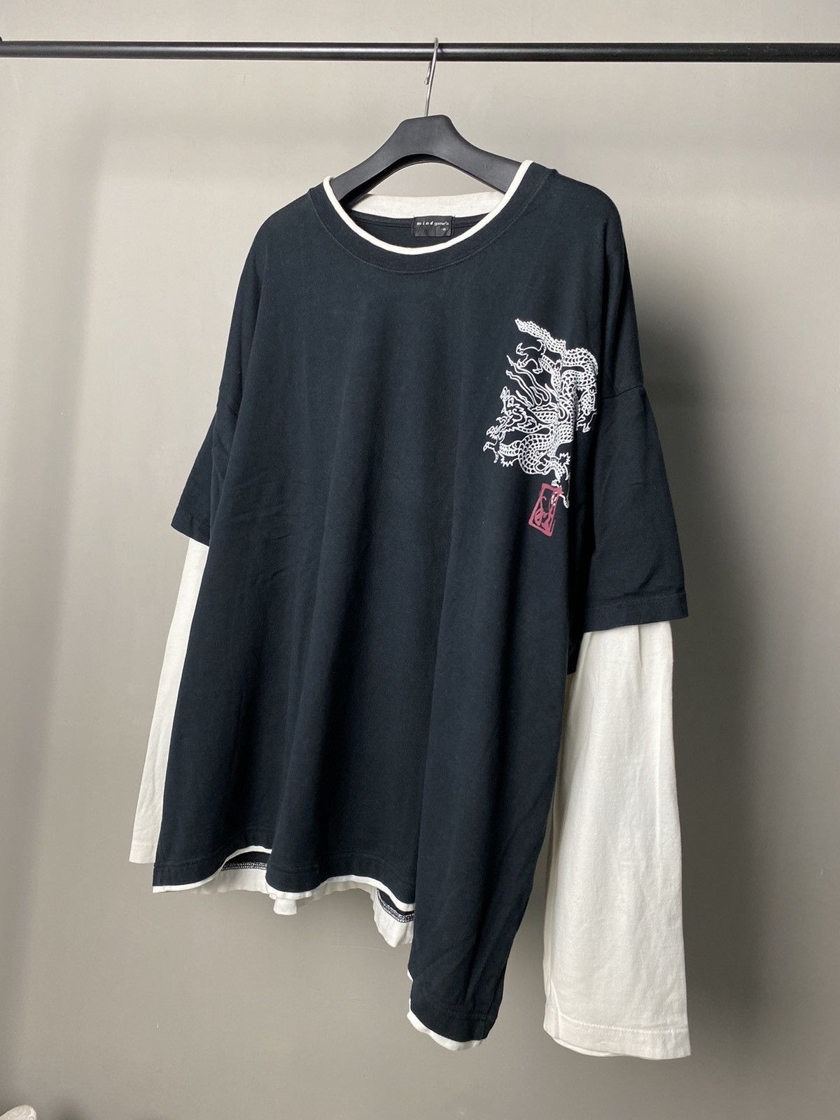 Beauty Beast × Hysteric Glamour × If Six Was Nine Mind Games Dragon Double Layer Longsleeve Size US XXL / EU 58 / 5 - 3 Thumbnail