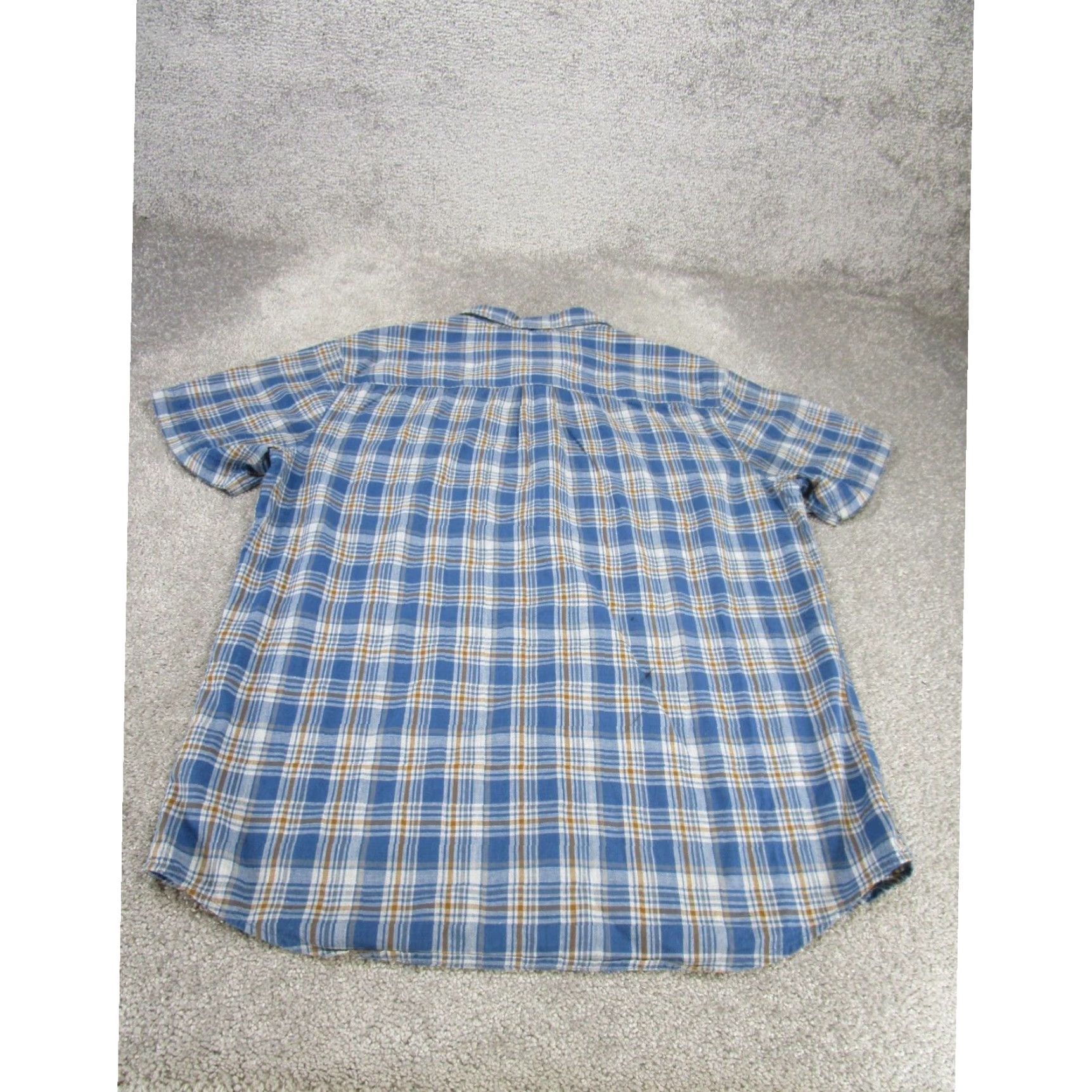 Prana Prana Mens Large XL Blue Plaid Button Up Outdoor Shirt Size US L / EU 52-54 / 3 - 3 Thumbnail