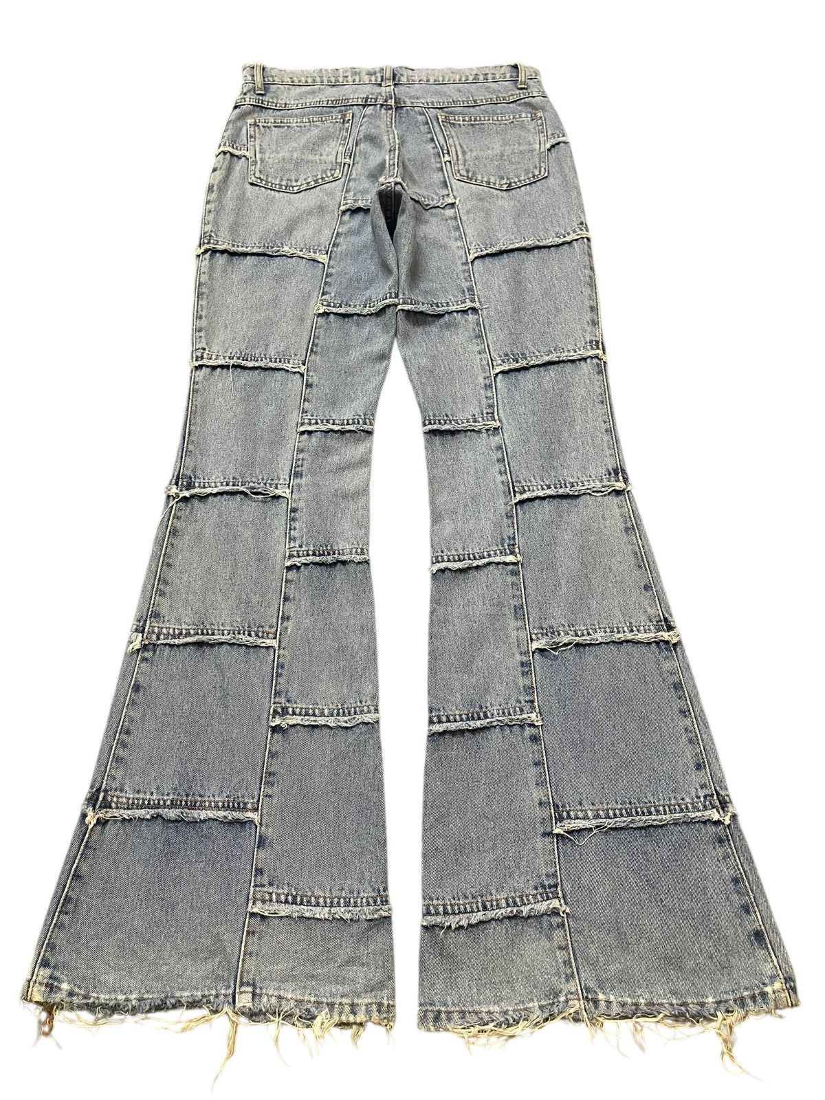 Hysteric Glamour Vintage Japanese Hagi Patchwork Hysteric Style Flared Jeans Size US 30 / EU 46 - 2 Thumbnail