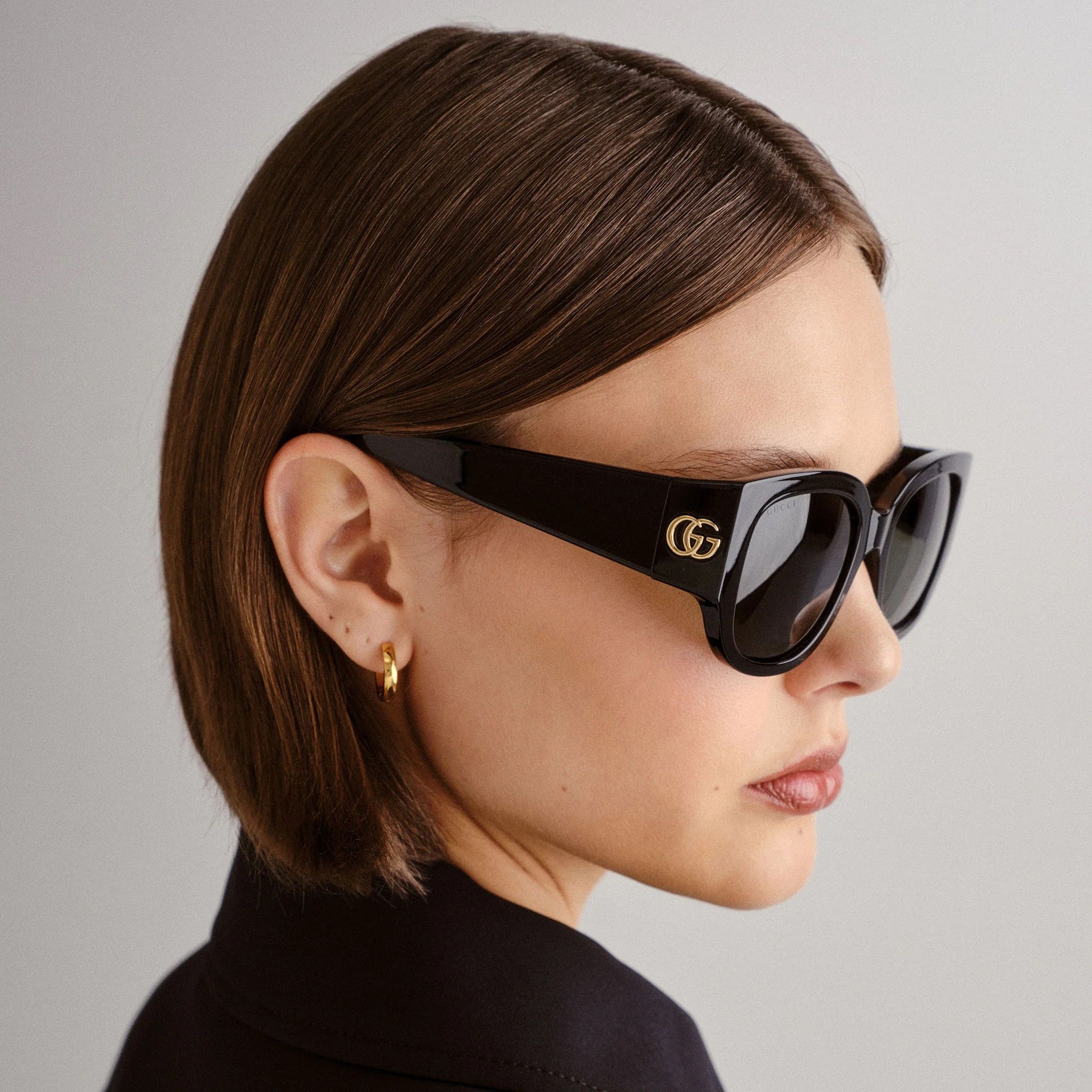 NEW Gucci GG1599SA 001 Women Square Sunglasses GG 1599SA