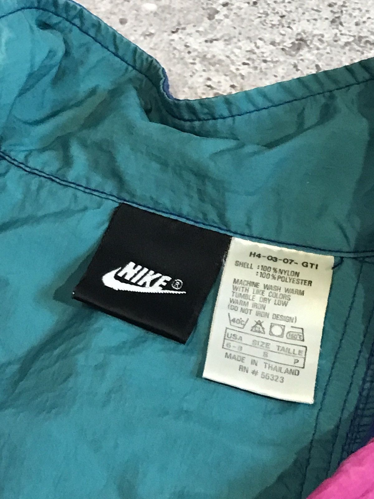 Japanese Brand × Nike × Vintage Vintage 90s Light Jacket Nike Embroiled Logo Rare S Size S / US 4 / IT 40 - 7 Thumbnail