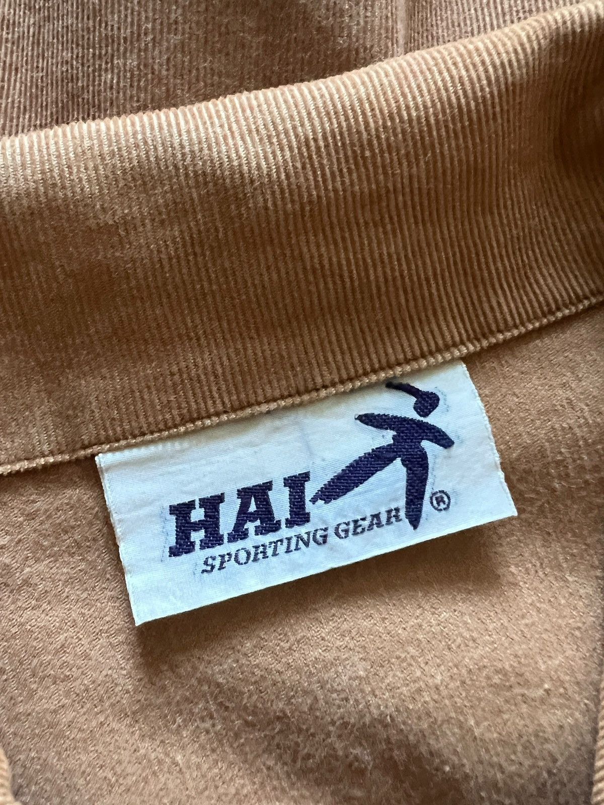 Hai Sporting Gear 1990s Hai Sporting Gear Issey Miyake Corduroy Button Shirt Size US L / EU 52-54 / 3 - 8 Thumbnail