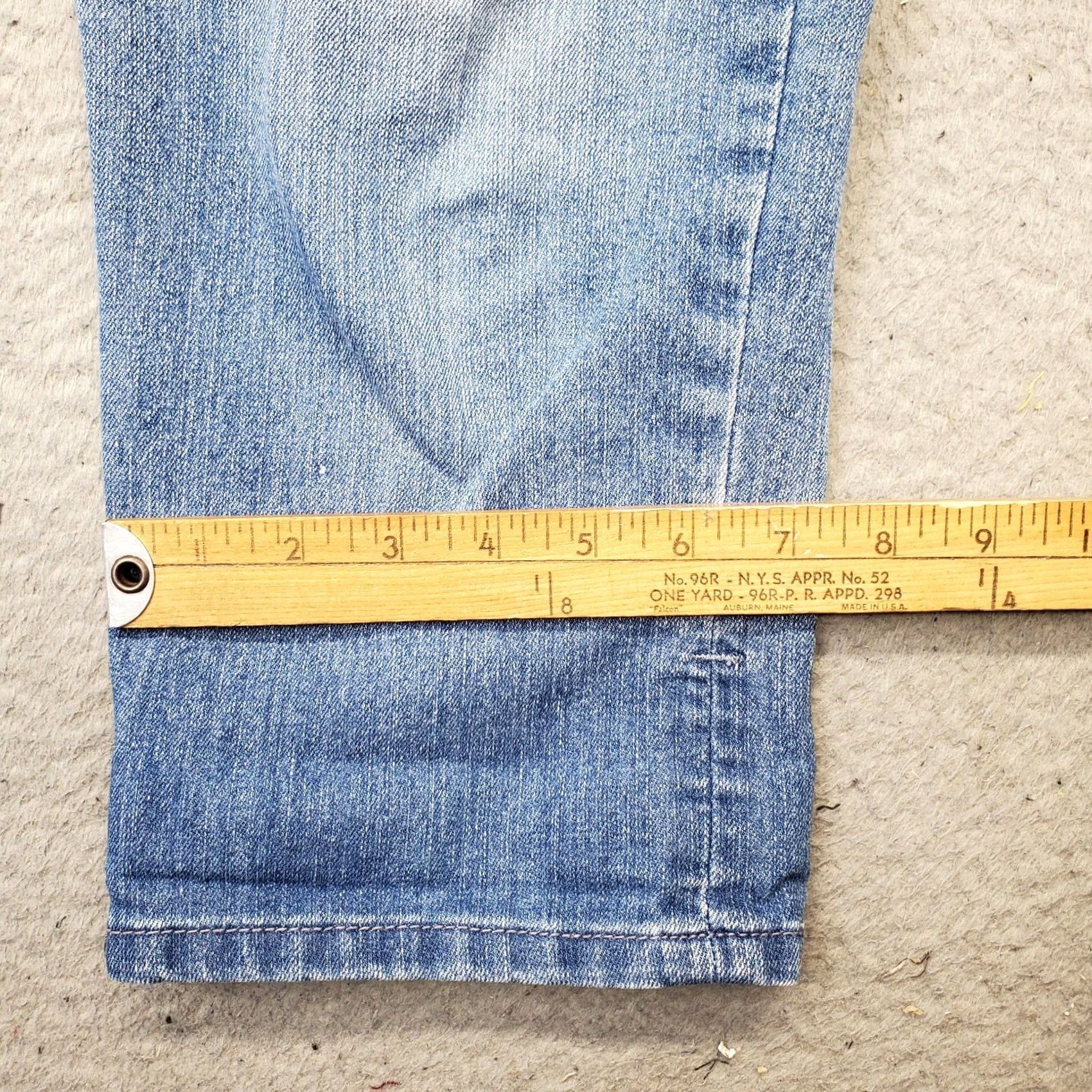 Nine West Nine West Jeans Womens Capri 10P Blue Denim Stretch Vintage America Capri Jeans Womens 10P Blue denim stretch Boho Size 32" / US 10 / IT 46 - 5 Thumbnail