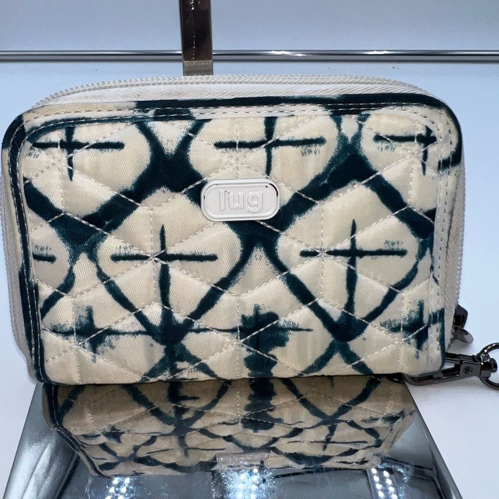 Other Lug Blue and White Tie Dye Rodeo Zip Around Wallet/Wristlet Size ONE SIZE - 1 Thumbnail