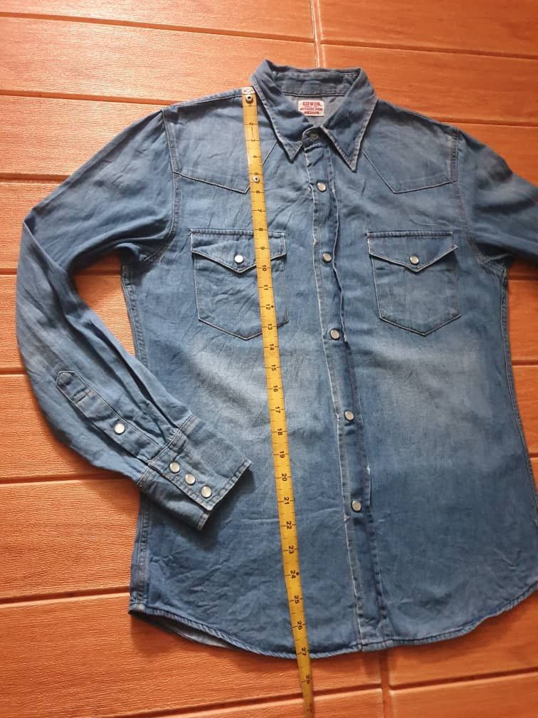 Edwin Edwin stonewash Japanese harajuku western shirt Size US M / EU 48-50 / 2 - 9 Thumbnail
