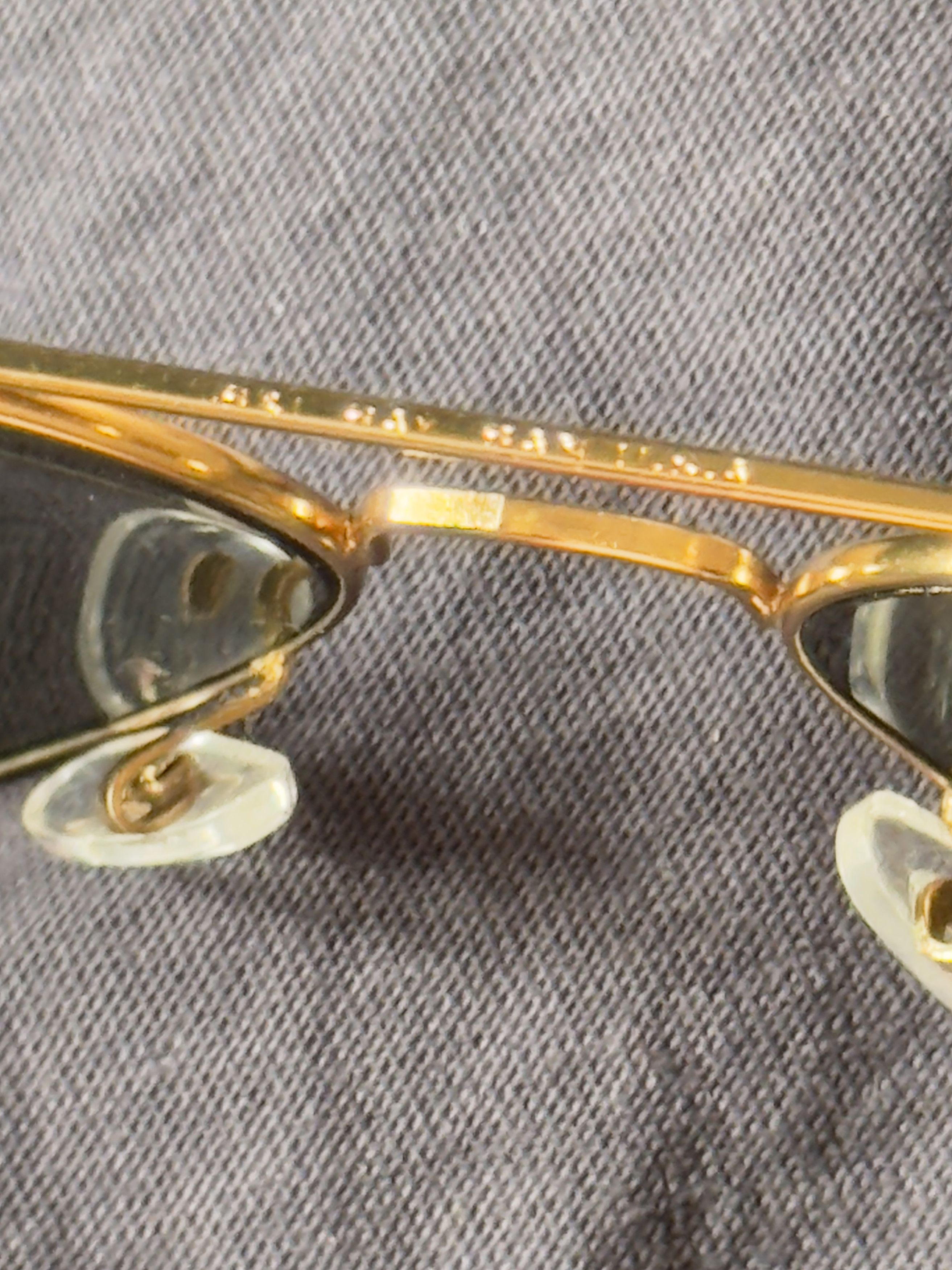 RayBan 🔥 vtg Rayban Bausch & Lomb Aviator Sunglasses Gold USA BL Size ONE SIZE - 8 Thumbnail