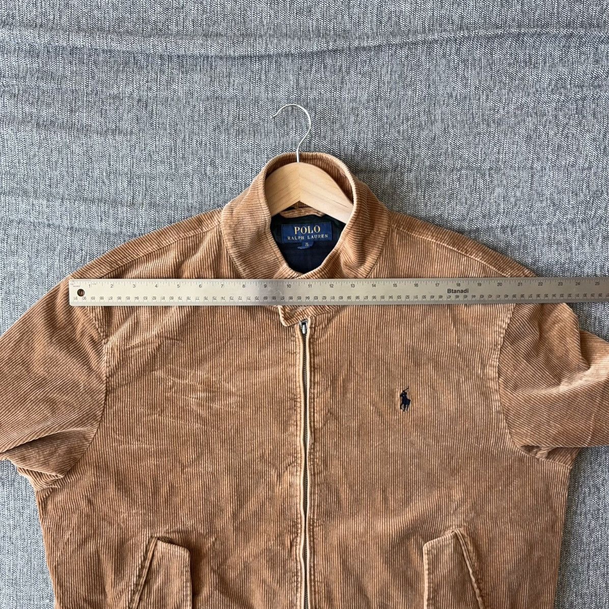 Polo Ralph Lauren Corduroy Bomber Jacket Plaid Flannel Lined Size US XL / EU 56 / 4 - 19 Thumbnail