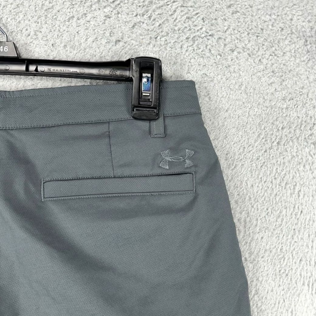 Under Armour Under Armour Shorts Mens 30 Heat Gear Grey Chino Golf Flat Front Stretch Pockets Size US 30 / EU 46 - 5 Thumbnail