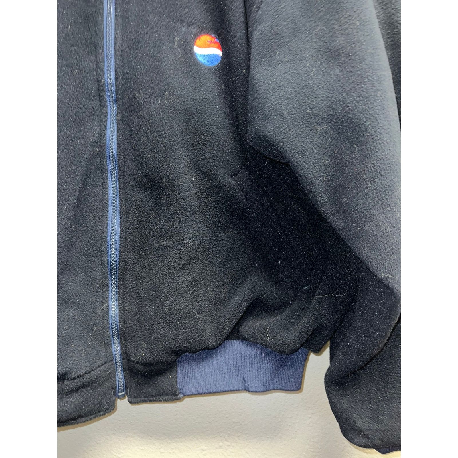 Vintage Vintage Pepsi Jacket Fleece Full Zip Wearguard VTG 90s L Size US L / EU 52-54 / 3 - 4 Thumbnail