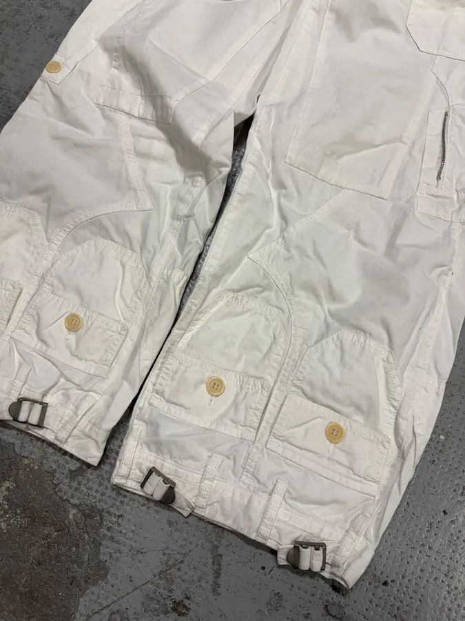 Designer × Jean Paul Gaultier × Vintage Jean Paul Gaultier Trompe L Oeil Pockets Cargo White Pants Size US 30 / EU 46 - 3 Thumbnail
