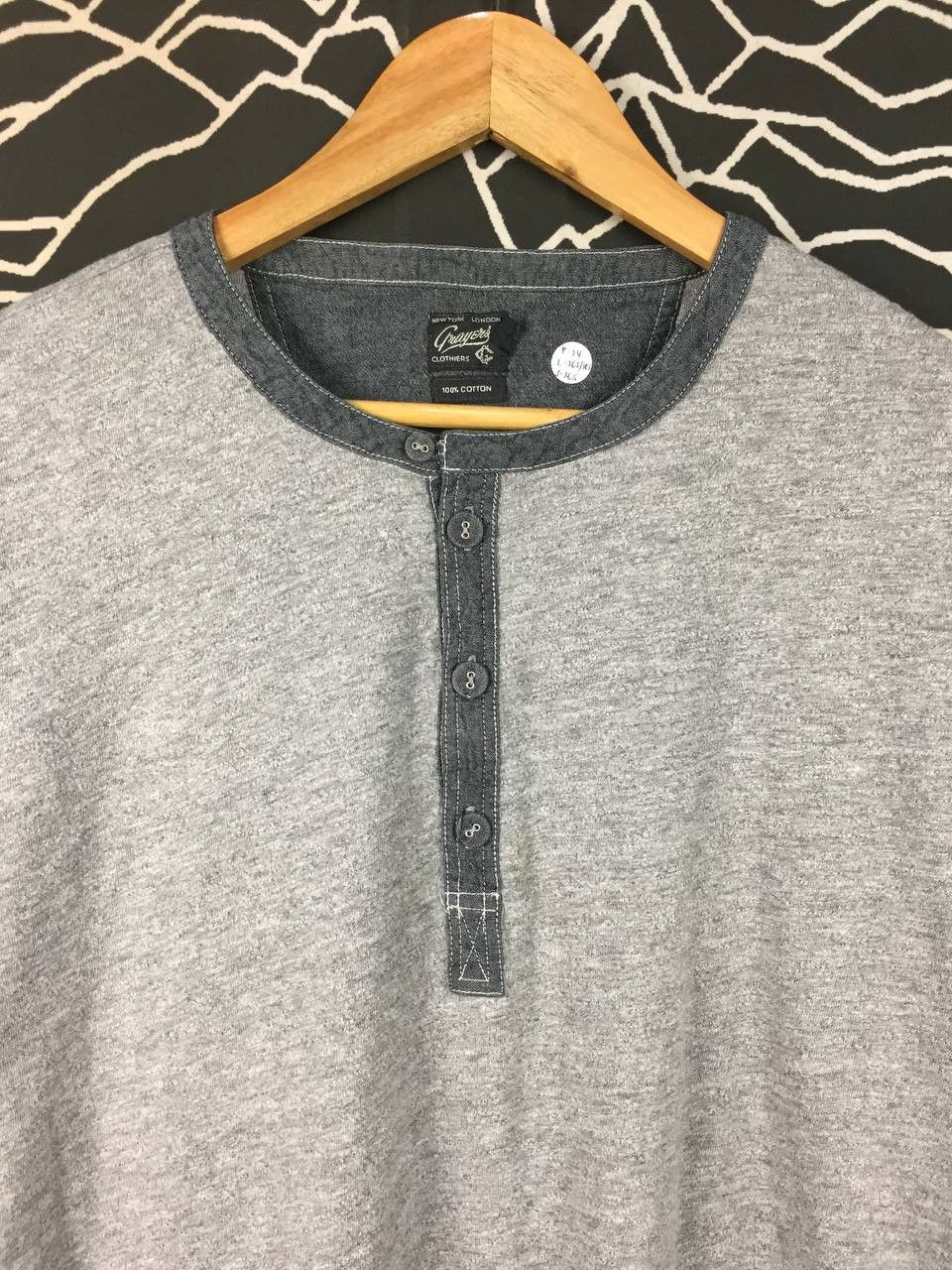Grayers Grayers Clothiers Heritage Workwear Style Henley Tee Size US XL / EU 56 / 4 - 3 Thumbnail