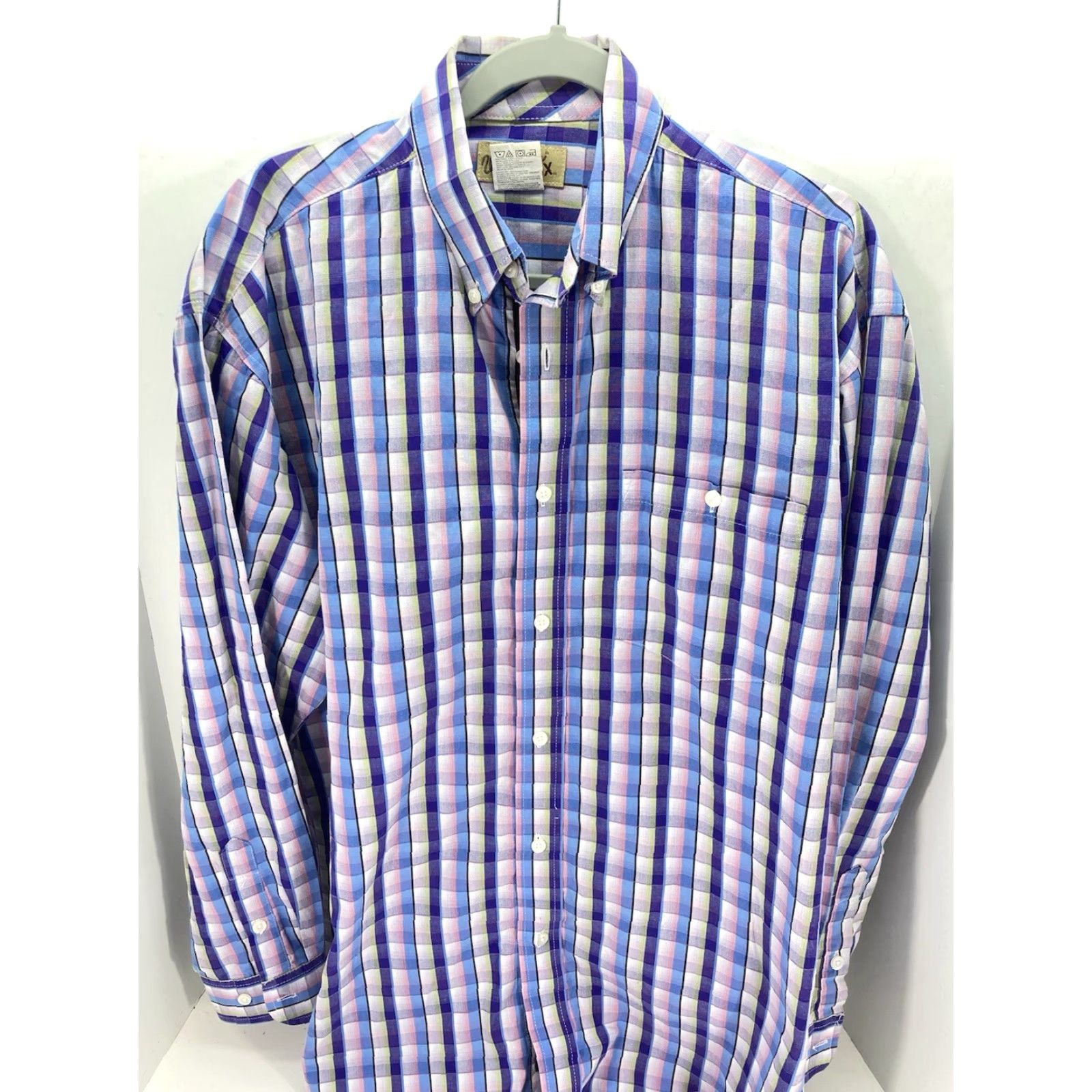 Wrangler VINTAGE Wrangler 20X Western Shirt Men M Purple Check Long Sleeve Rodeo NWOT Size US M / EU 48-50 / 2 - 2 Thumbnail